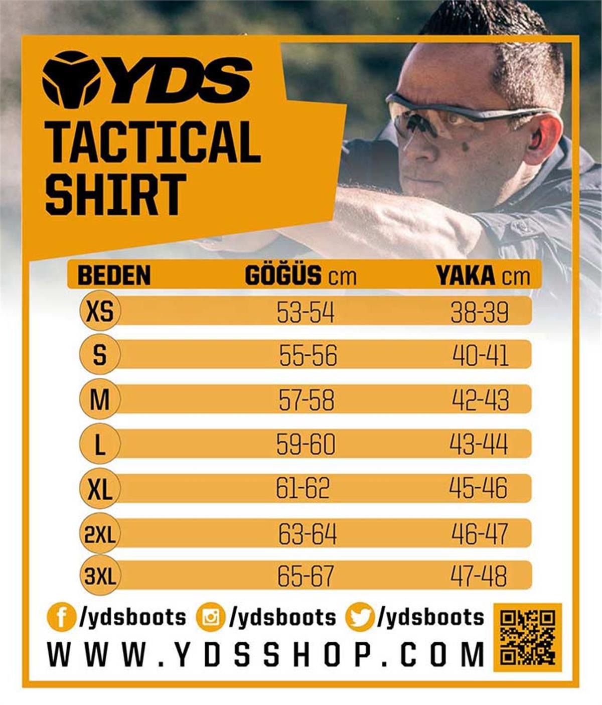 YDS TACTICAL GÖMLEK -MAVİ
