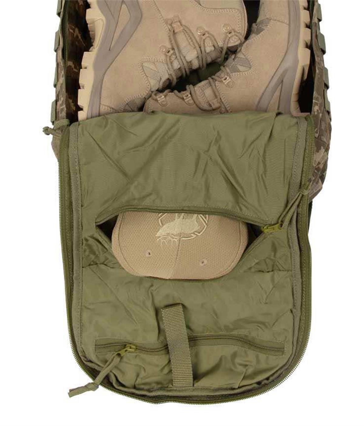 YDS TACTICAL OUTDOOR SIRT ÇANTASI (40L) -KAMUFLAJLI
