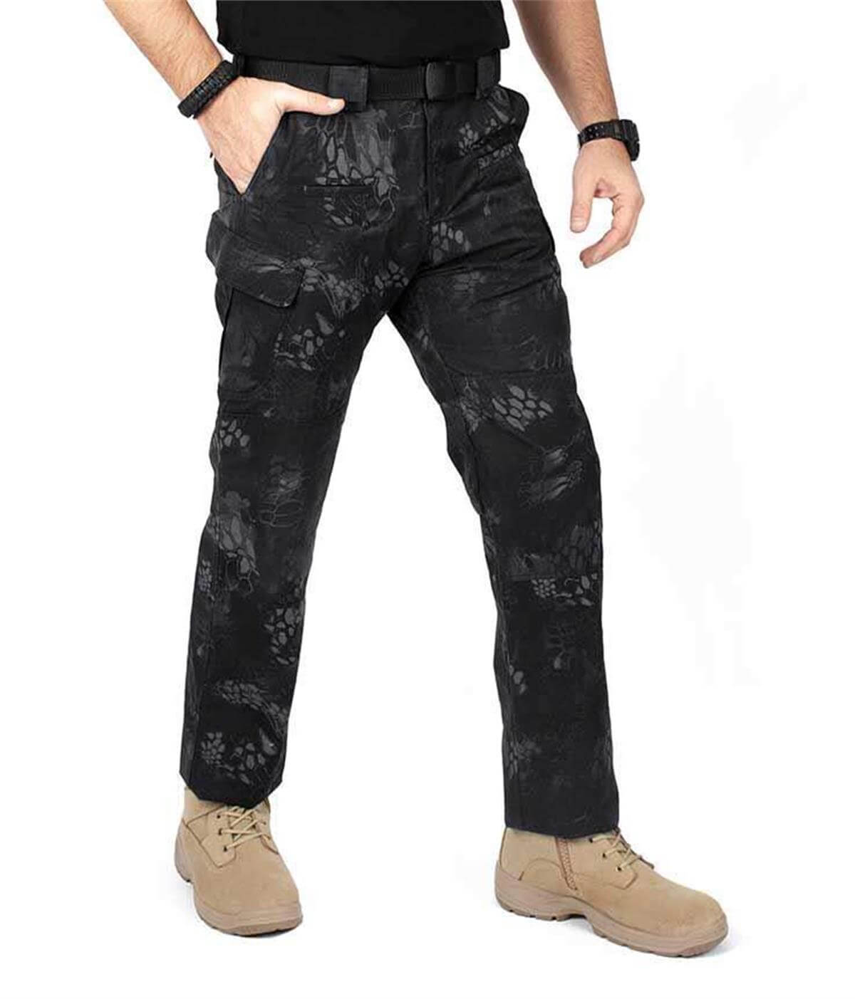 YDS TACTICAL PANTOLON -SİYAH-KAMUFLAJ