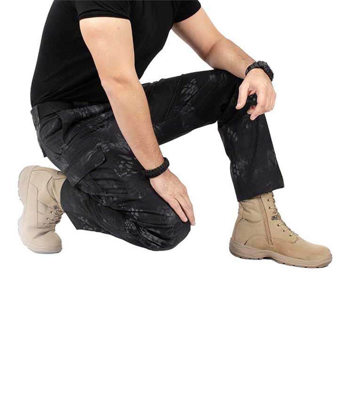 YDS TACTICAL PANTOLON -SİYAH-KAMUFLAJ