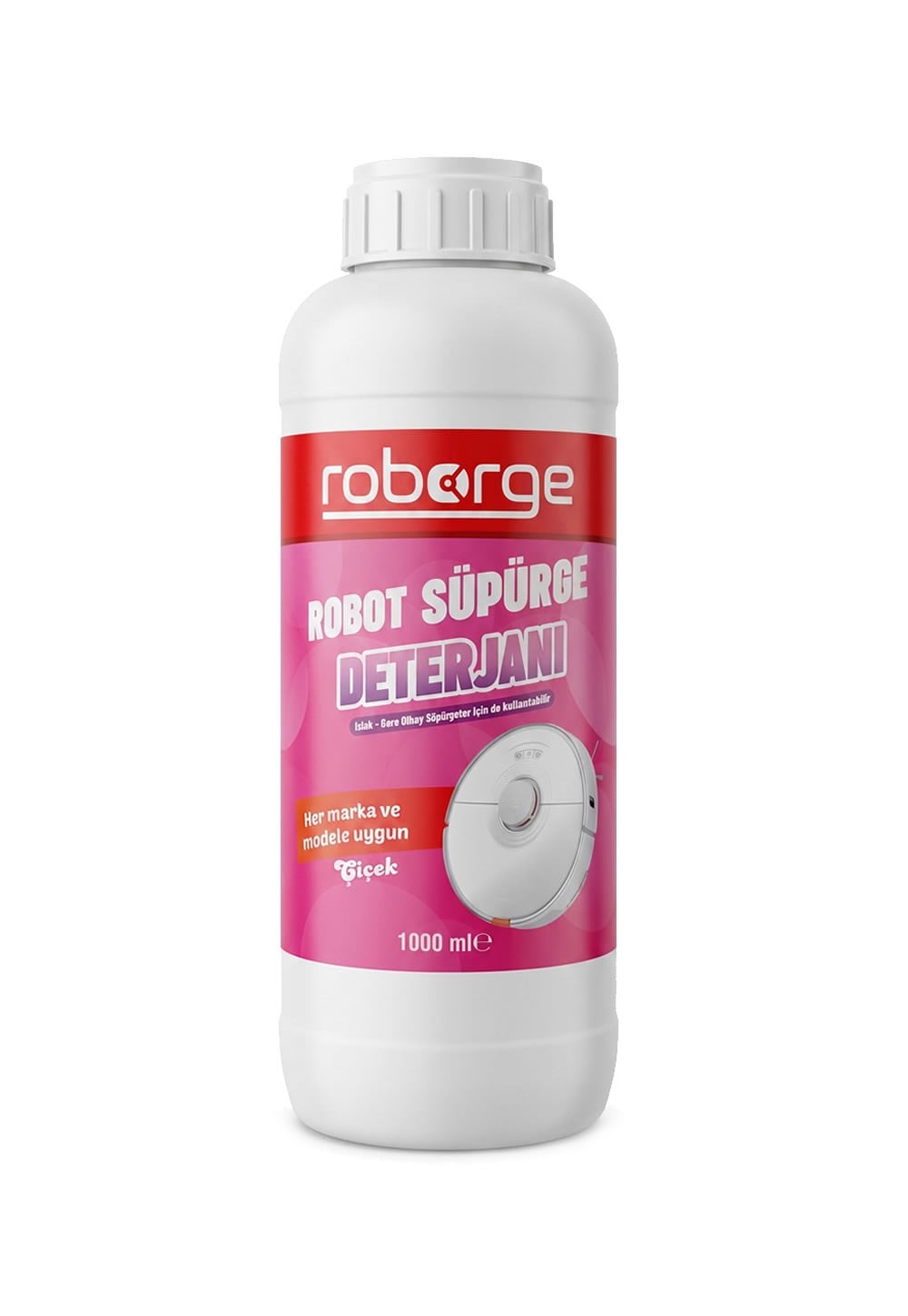 Roborge Robot Süpürge Deterjanı 1000 ML - Çiçek