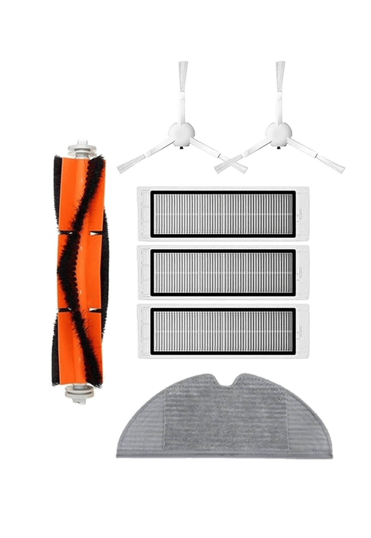 Roborge Vestel V - Bot Pro B Robot Vacuum Cleaner Compatible 7 - pieces Spare Parts Set - Compatible Product