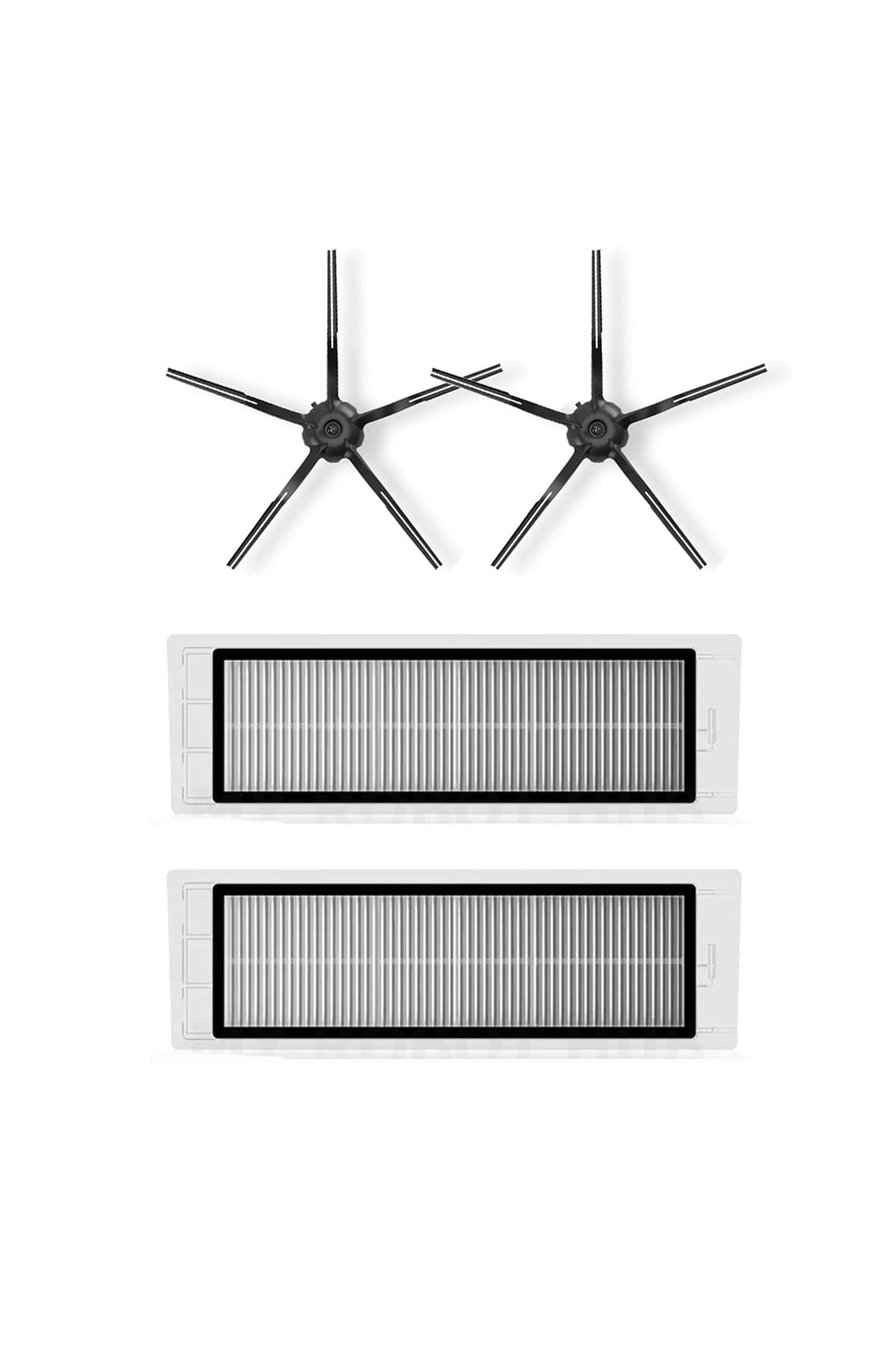 Roborock S5 Max Uyumlu Set 4'lü-Siyah