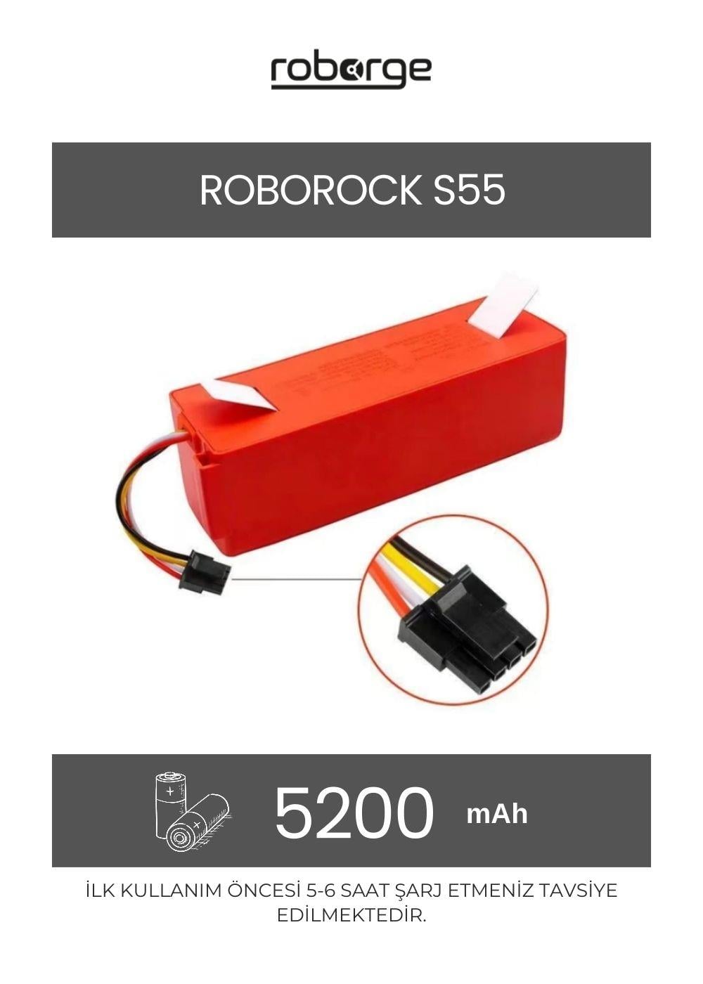 Roborock S55 Robot Vacuum Cleaner Compatible Battery 5200 mAh - Compatible Product