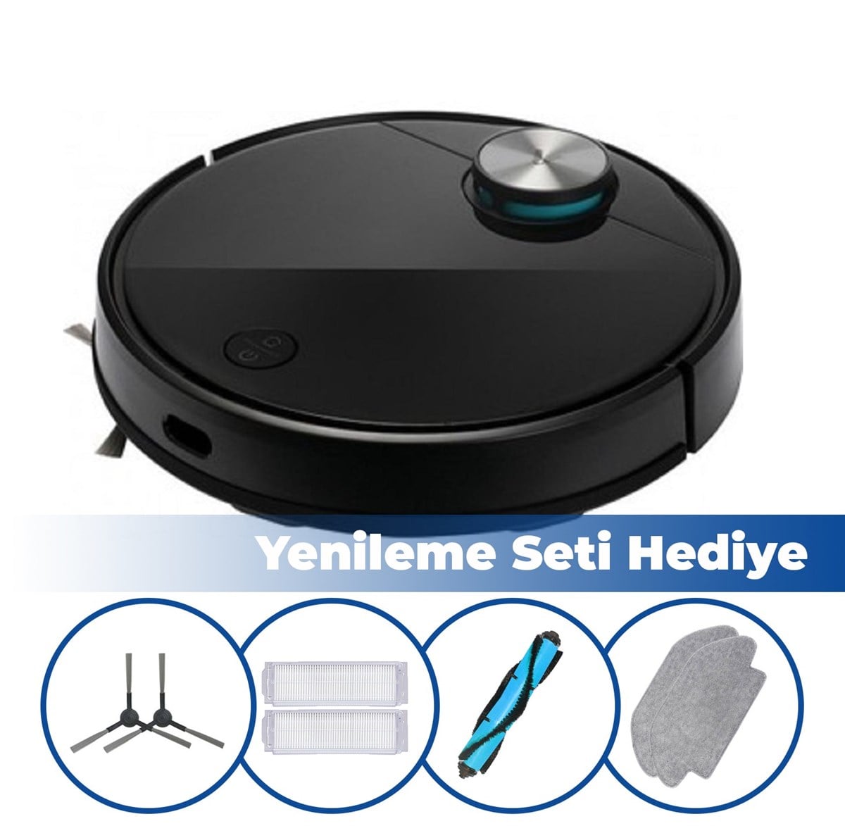 Viomi V3 Robot Süpürge (Yedek Parça Seti İle)