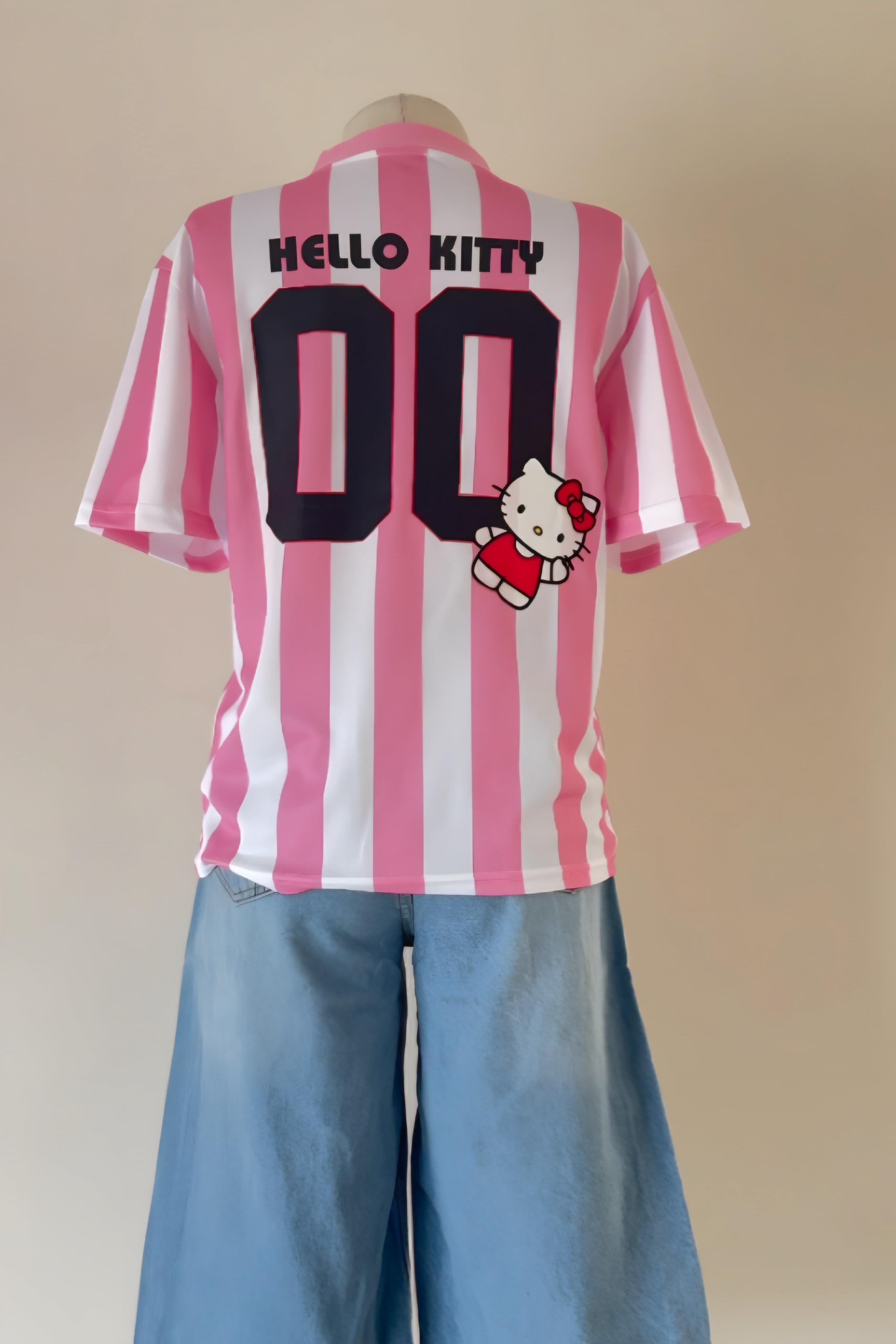 00 Pink Kitty Oversize T-shirt
