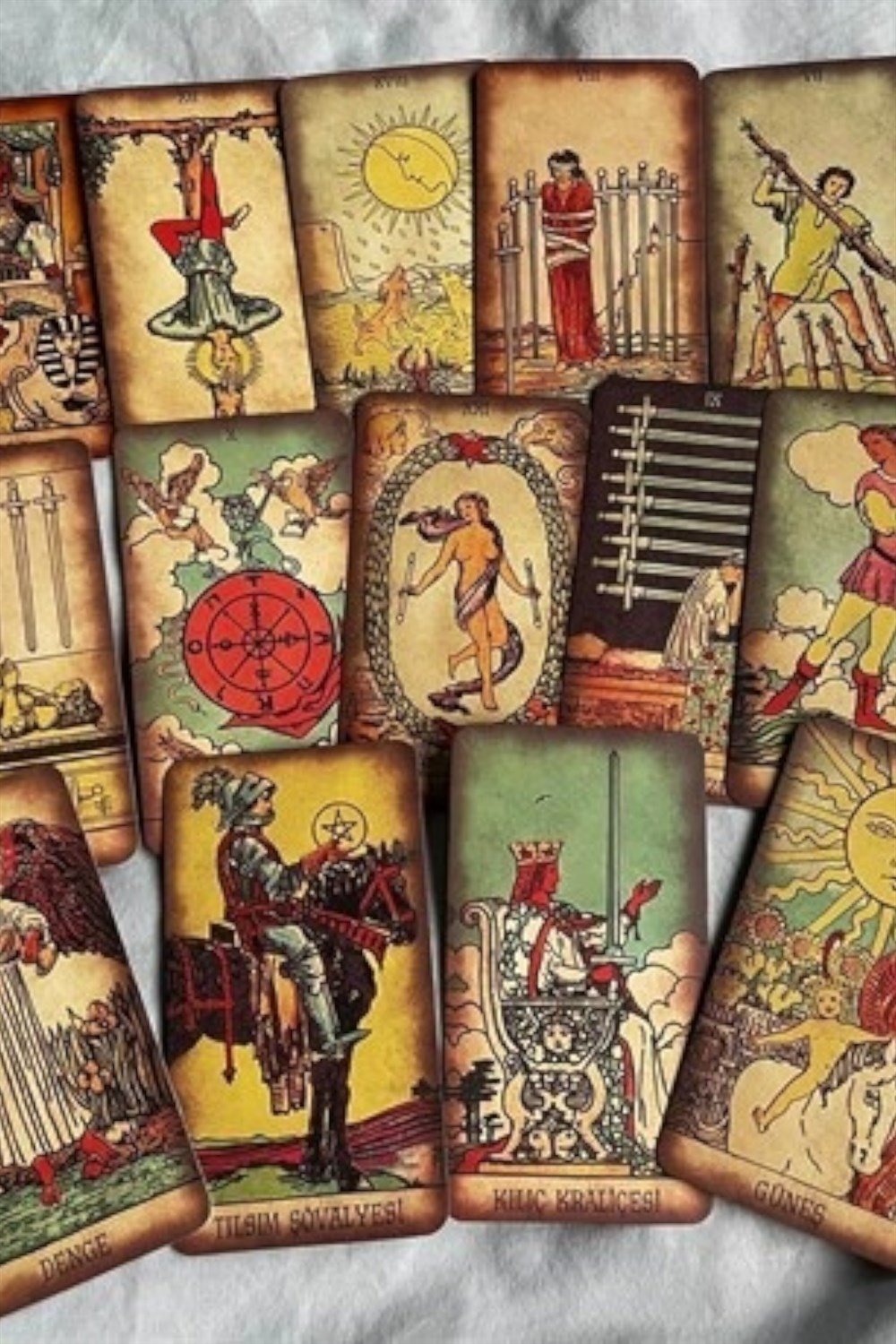 78 Kartlı Regin Antik Tarot Destesi