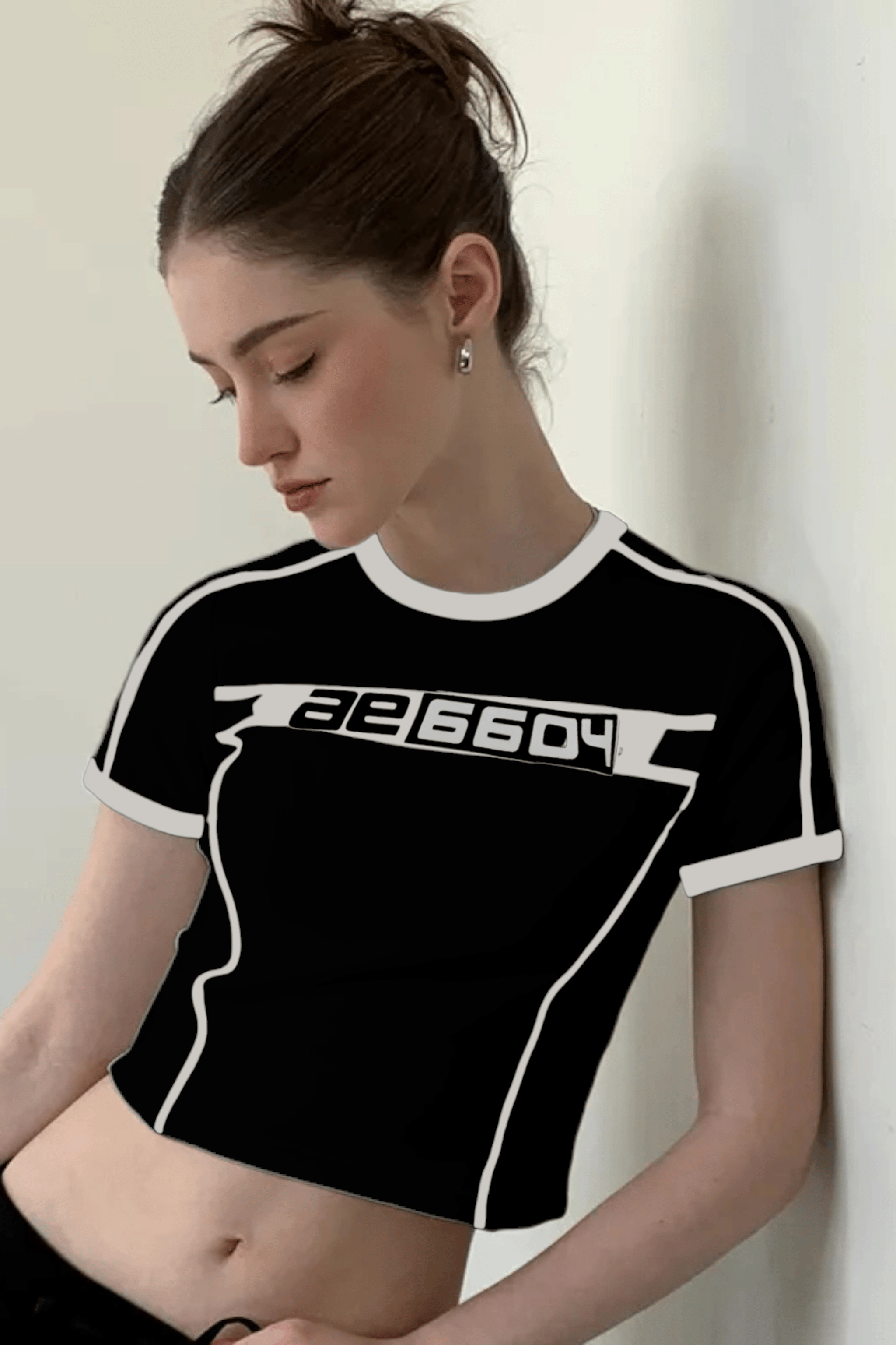 Ae 6604 Balck Blouse