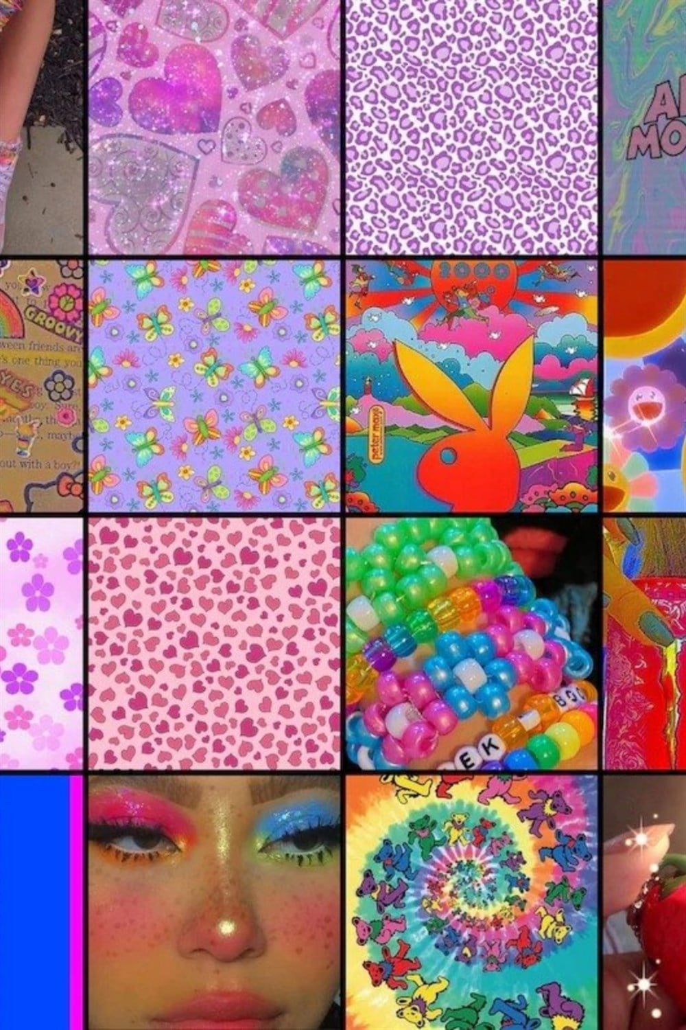 Aesthetic Kidcore İndie 60lı Duvar Posteri Seti