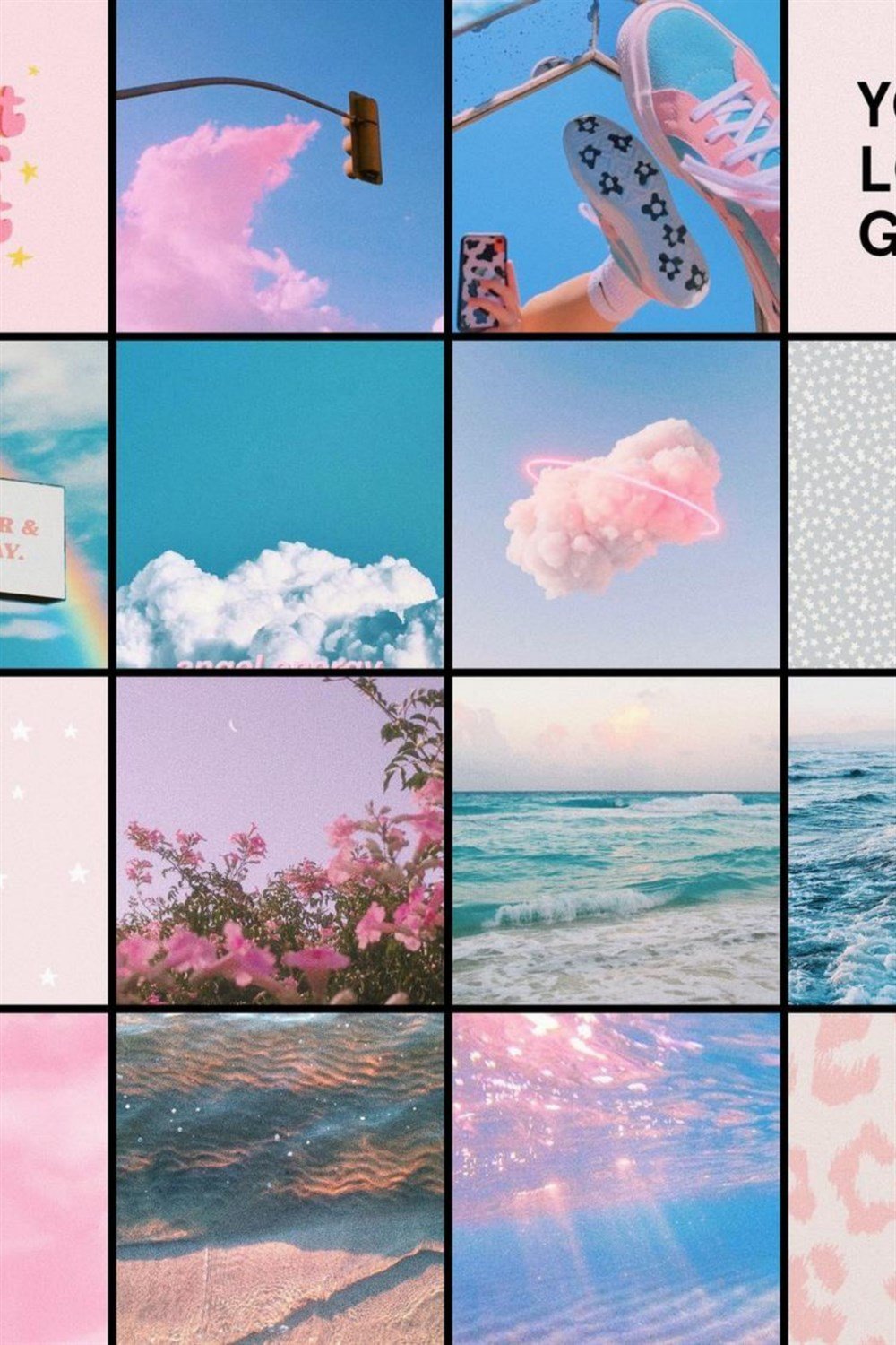 Aesthetic Summer 60lı Duvar Posteri Seti