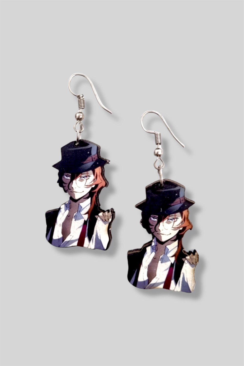 Anime Bongou Stray Dogs Chuuya Şekil Küpe