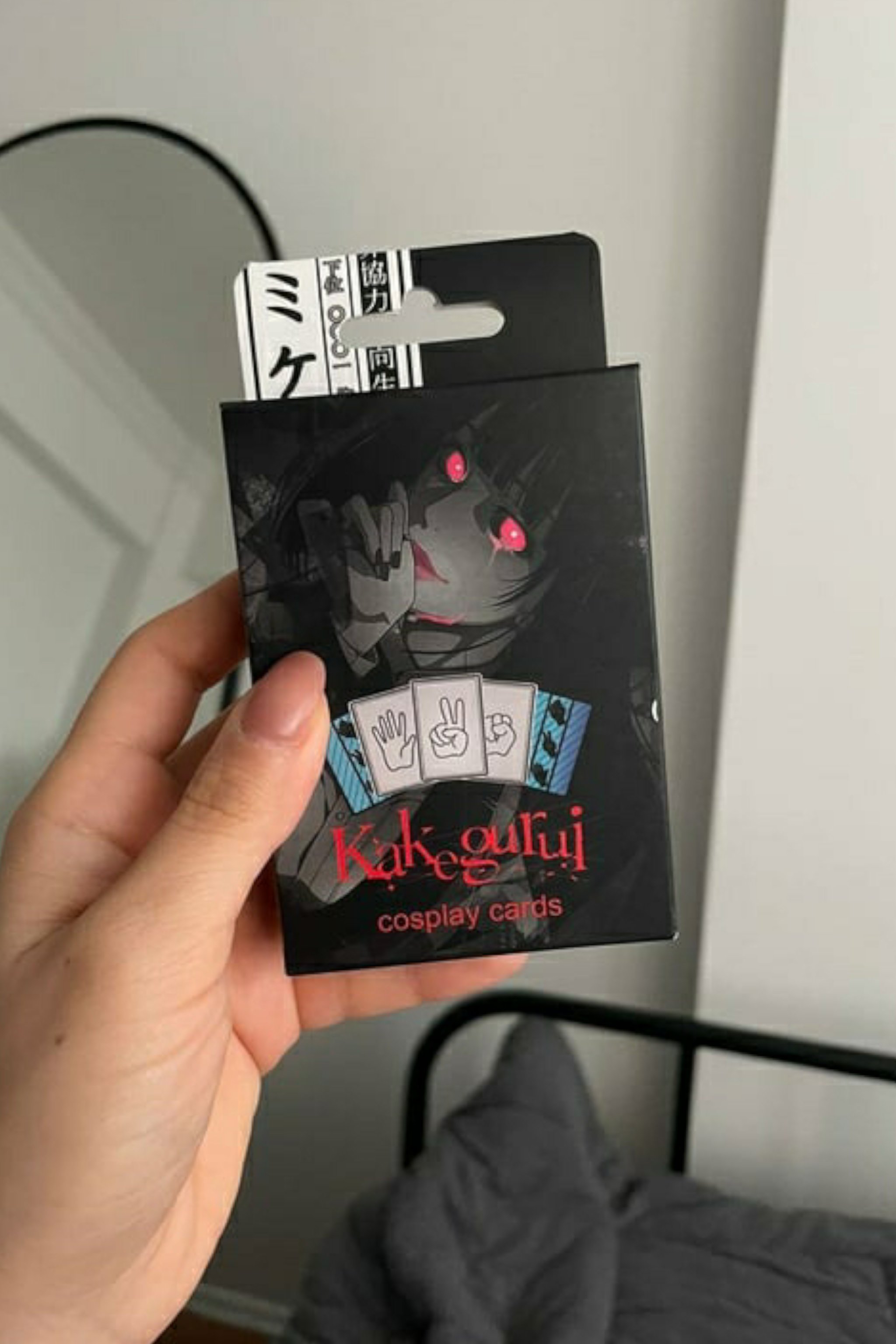 Anime Kakegurui Taş Kağıt Makas Kart Oyunu