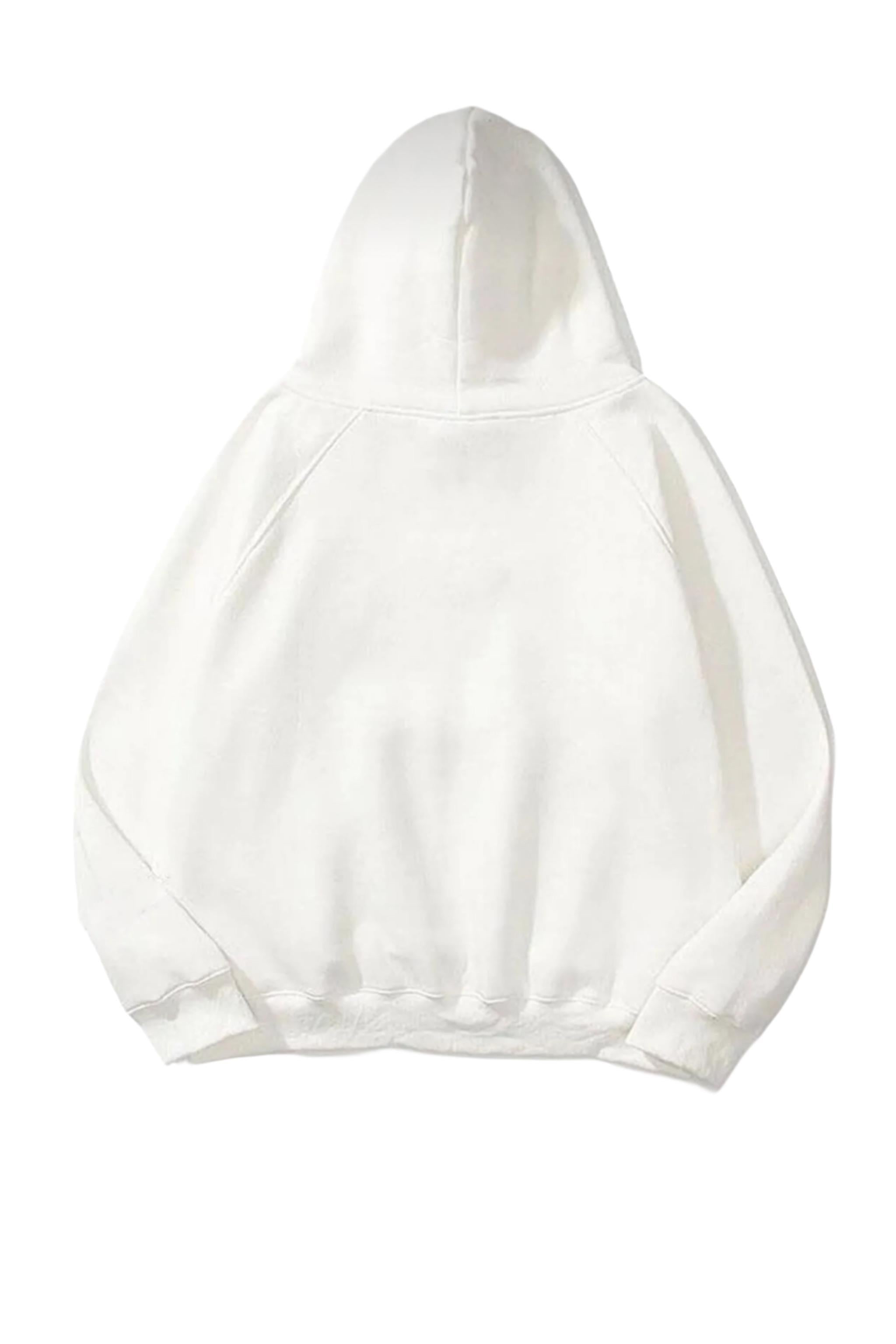 Beyaz 3 İplik Oversive Sweatshirt