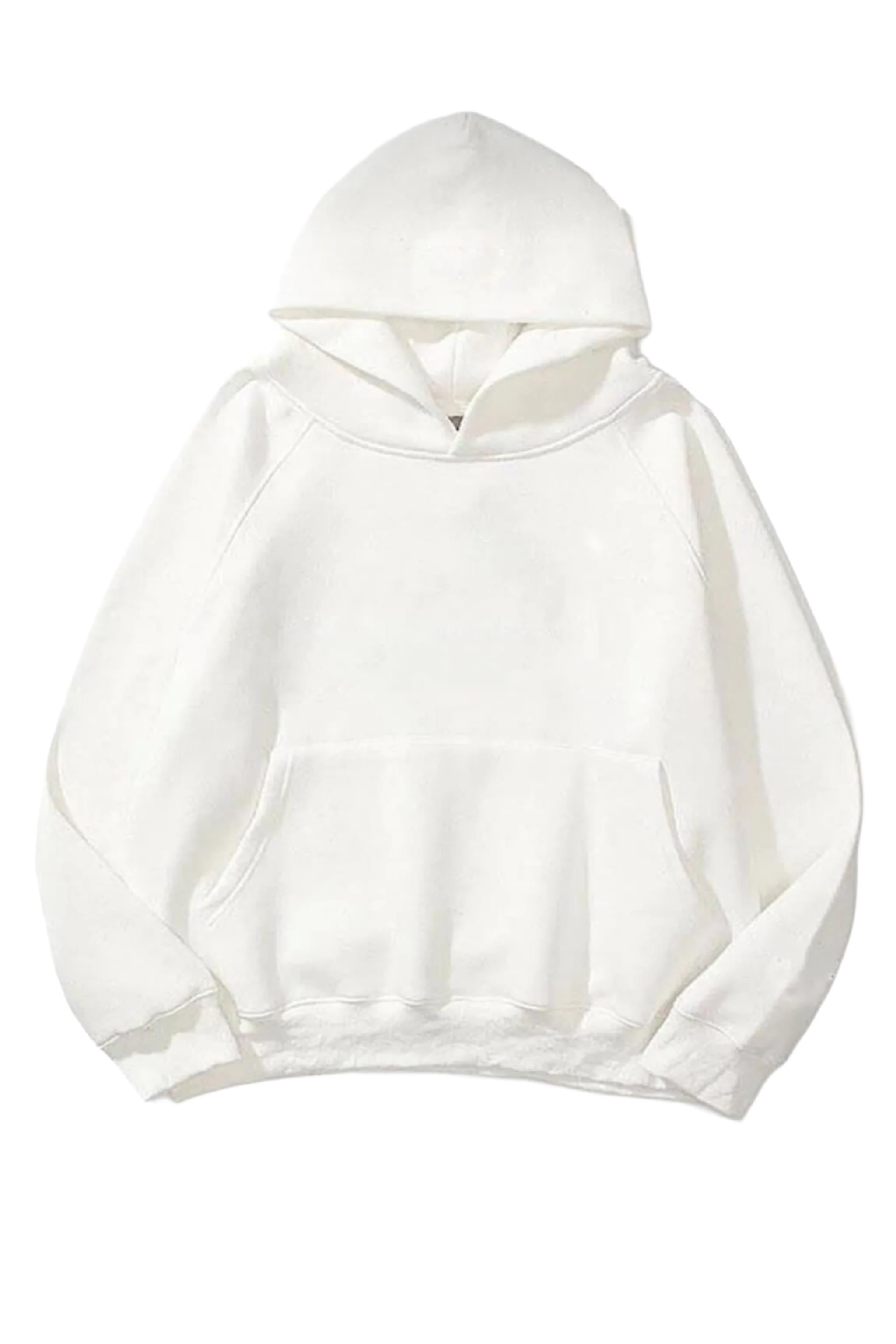 Beyaz 3 İplik Oversive Sweatshirt