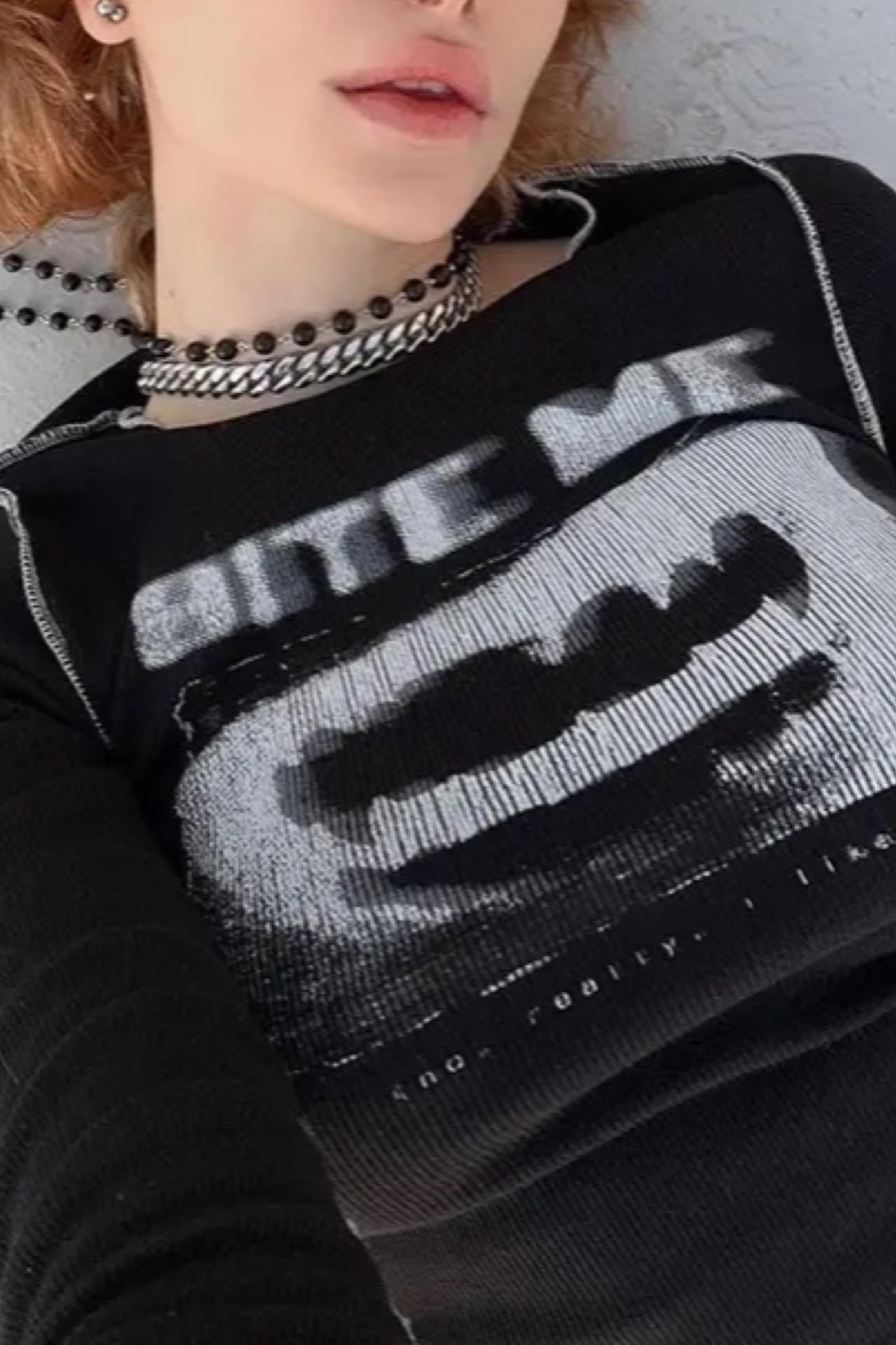 Bıte Me Uzun Kol Crop