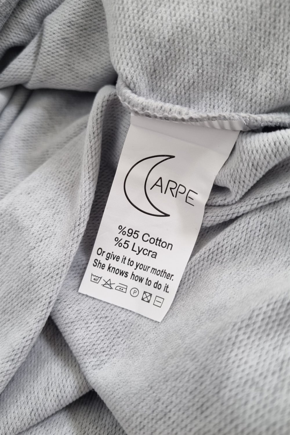 Black Text Oversize Hırka