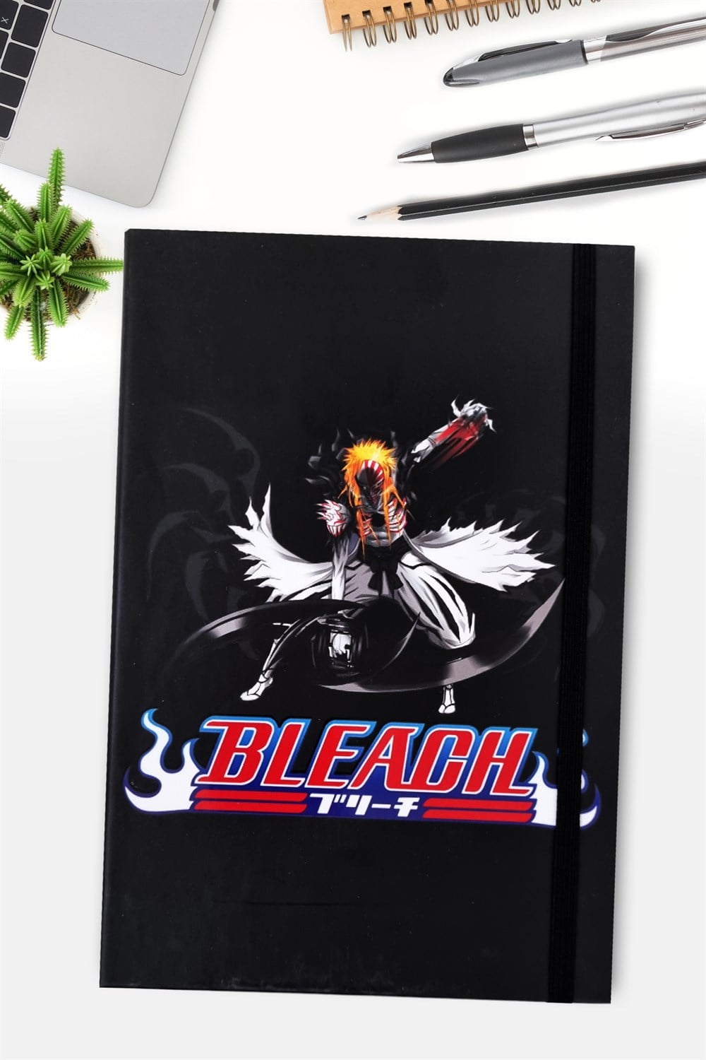 Bleach Tasarımlı Lastikli Defter
