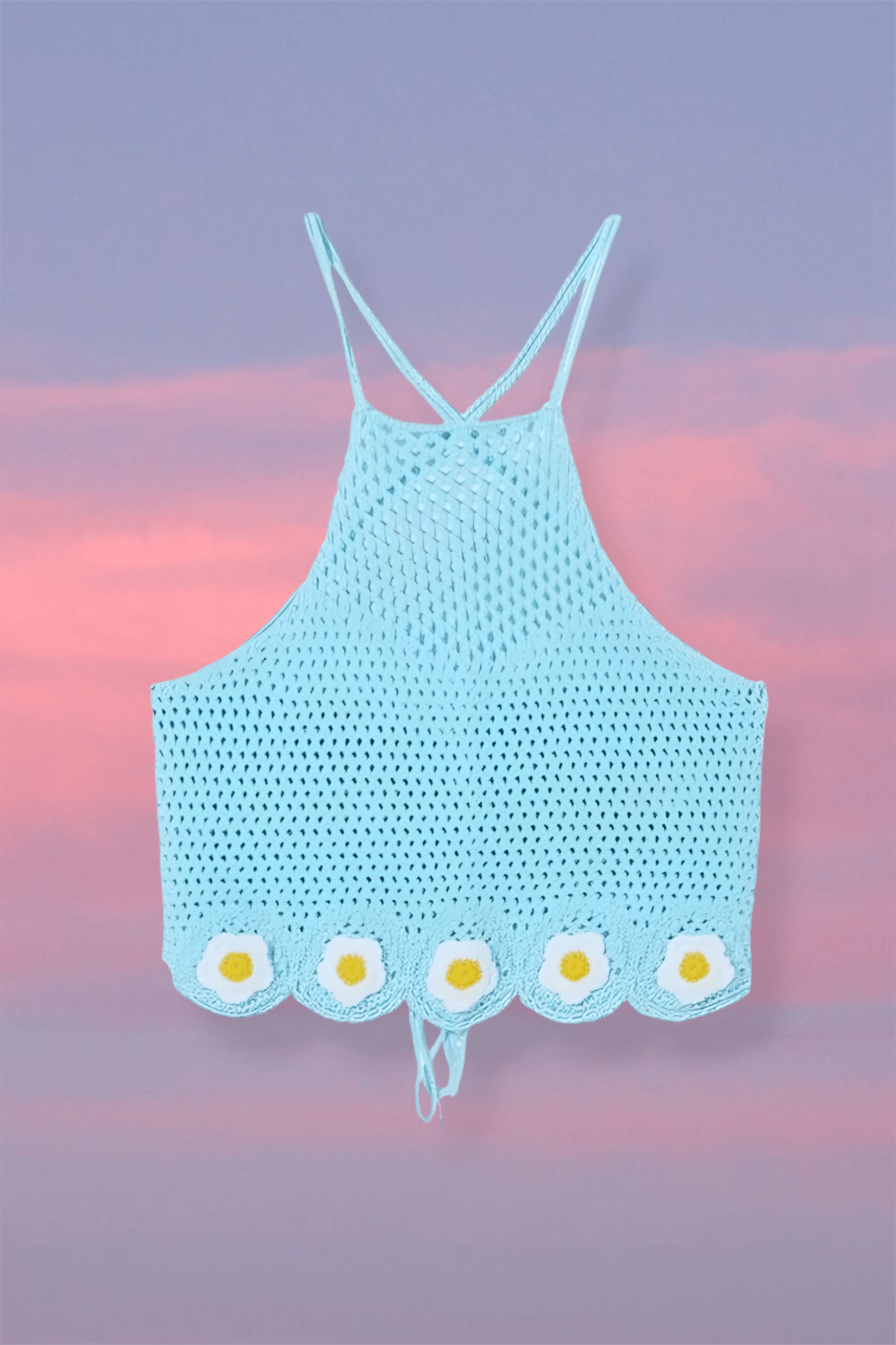 Blue Daisy Bluz