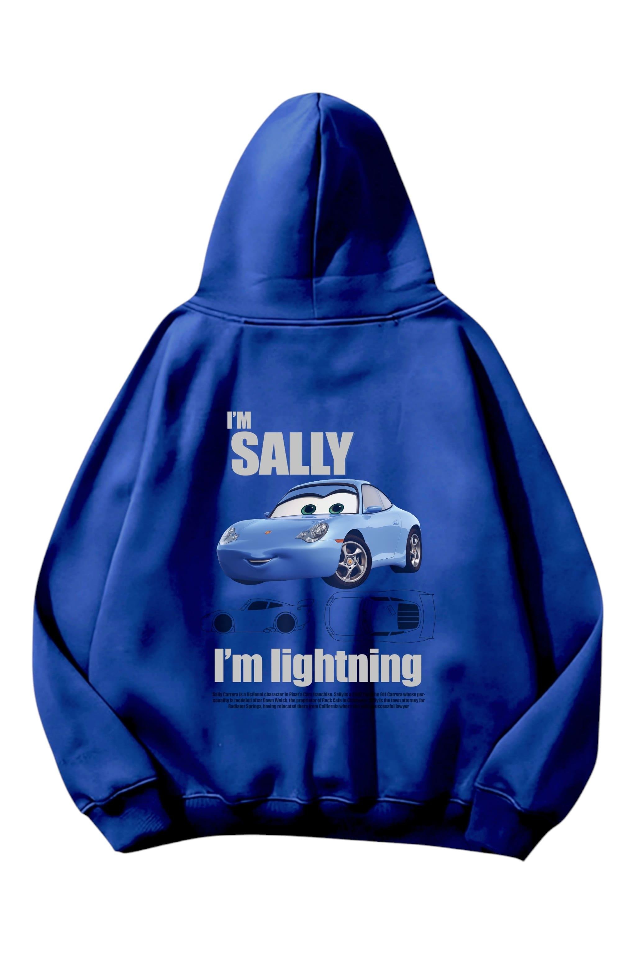 Blue Sally 3 İplik Oversize Sweatshirt