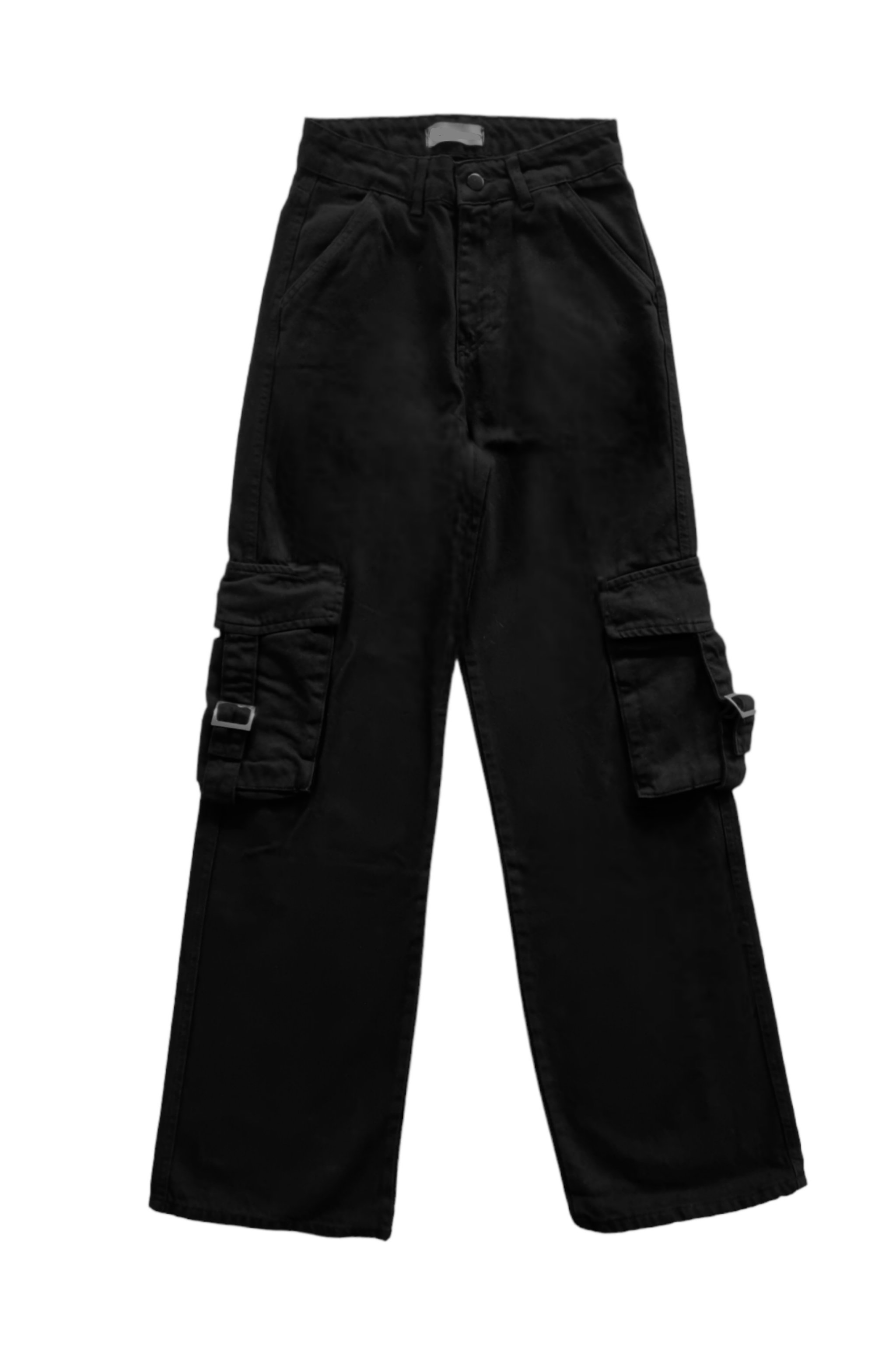 Buckled Dark Kargo Cep Jeans
