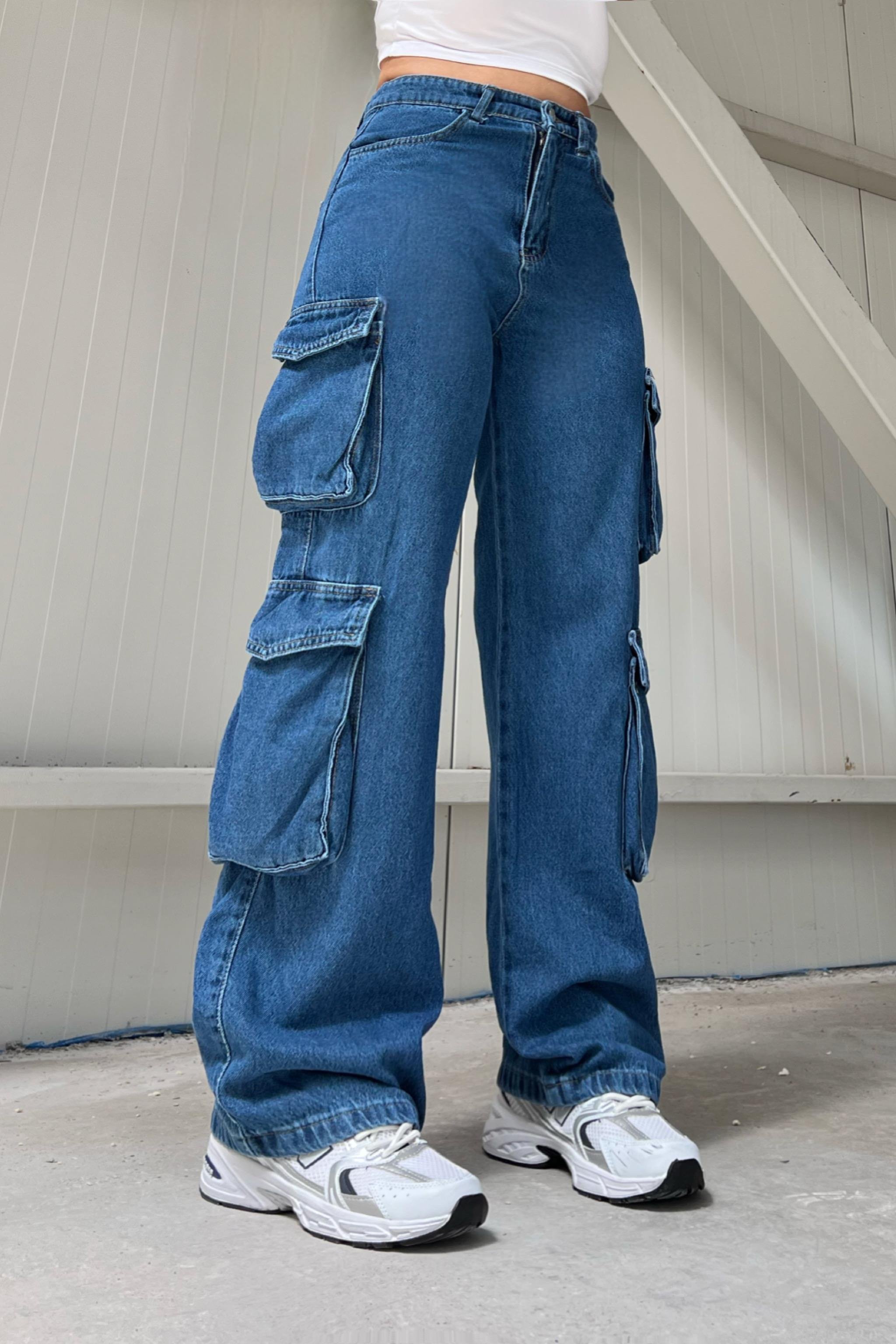 Combat Release Wide jeans
