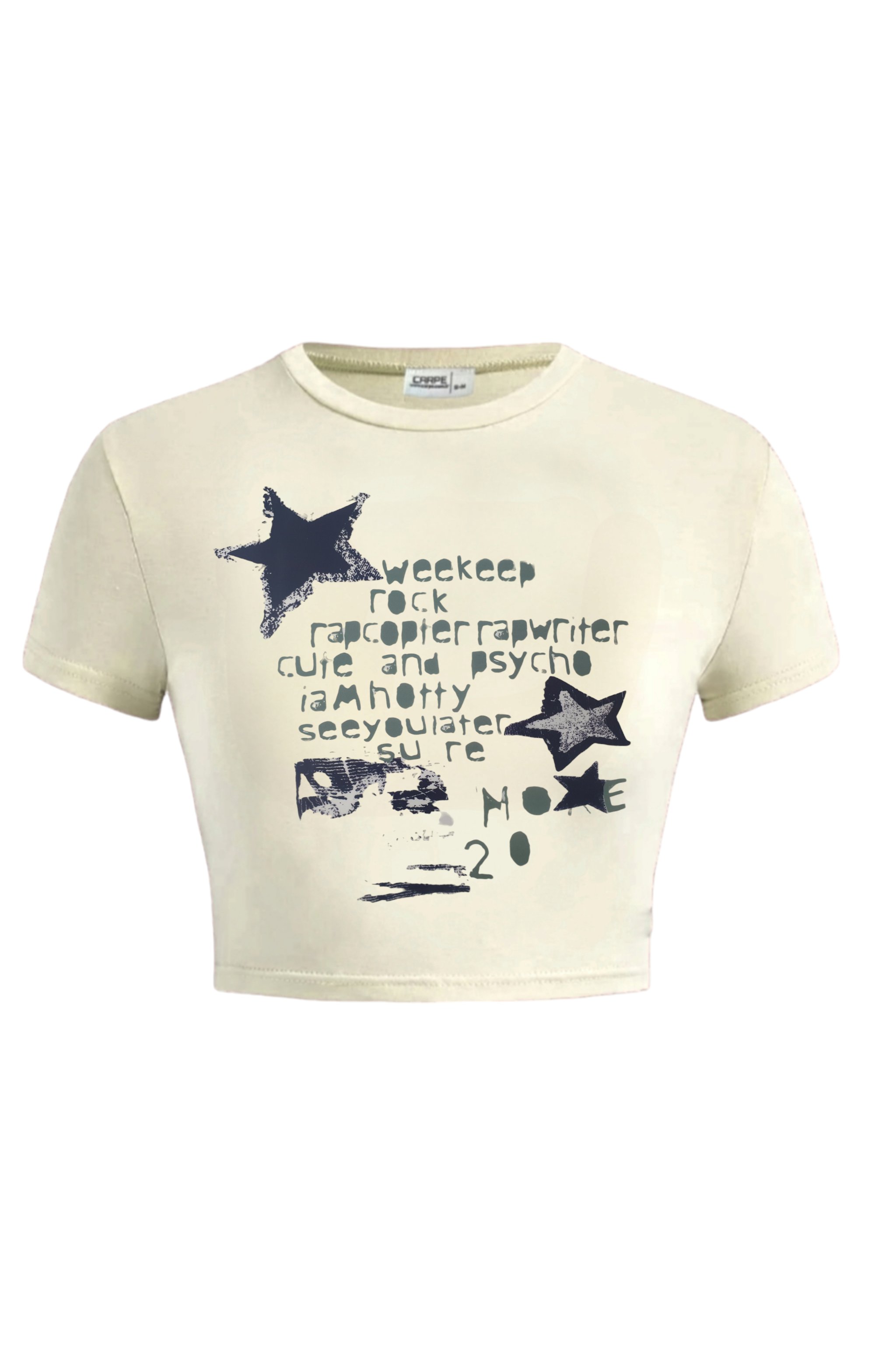 Cream Weekeep Rock Crop