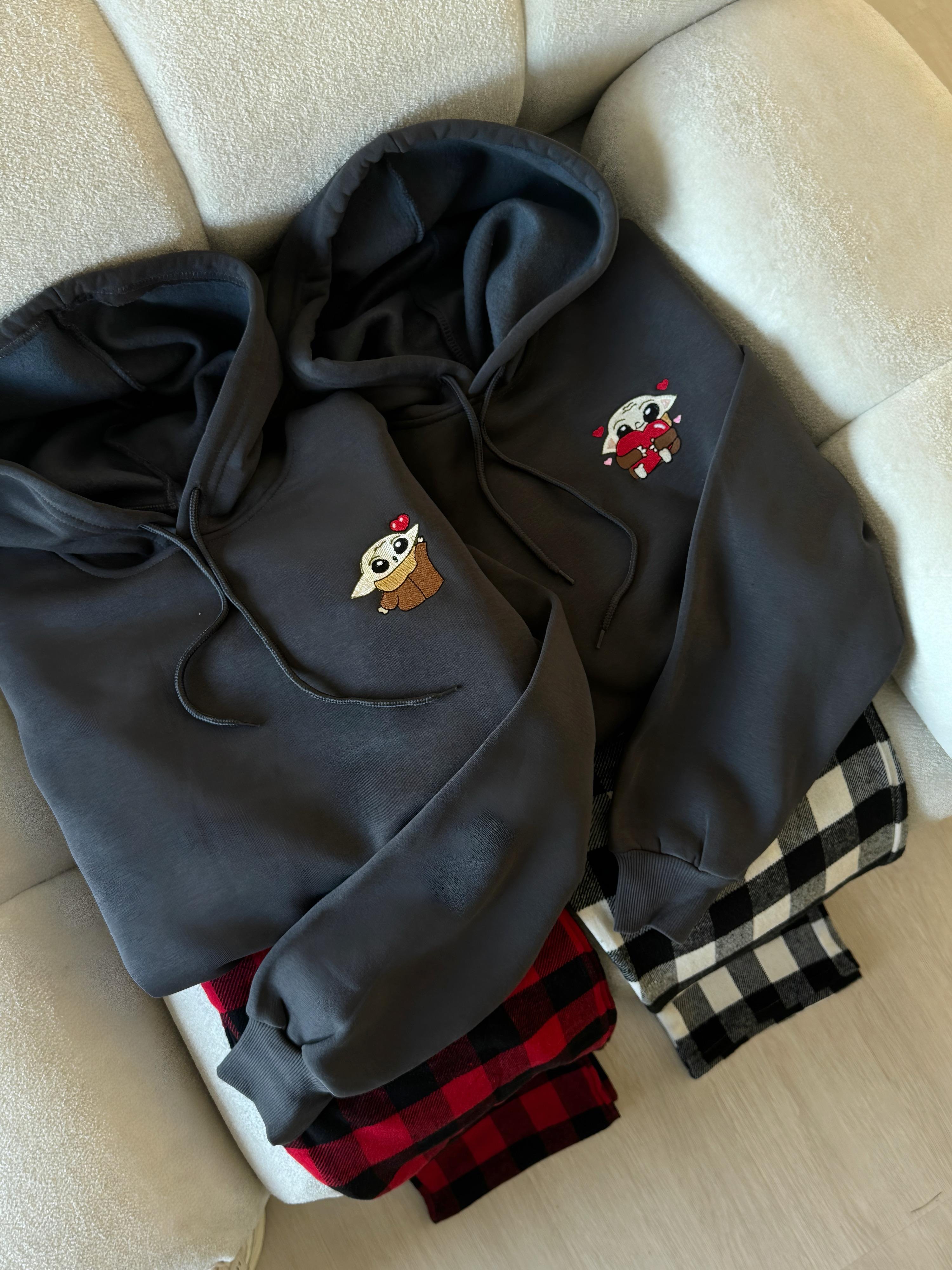 Cute Yoda 3 İplik Oversize Sweatshirt