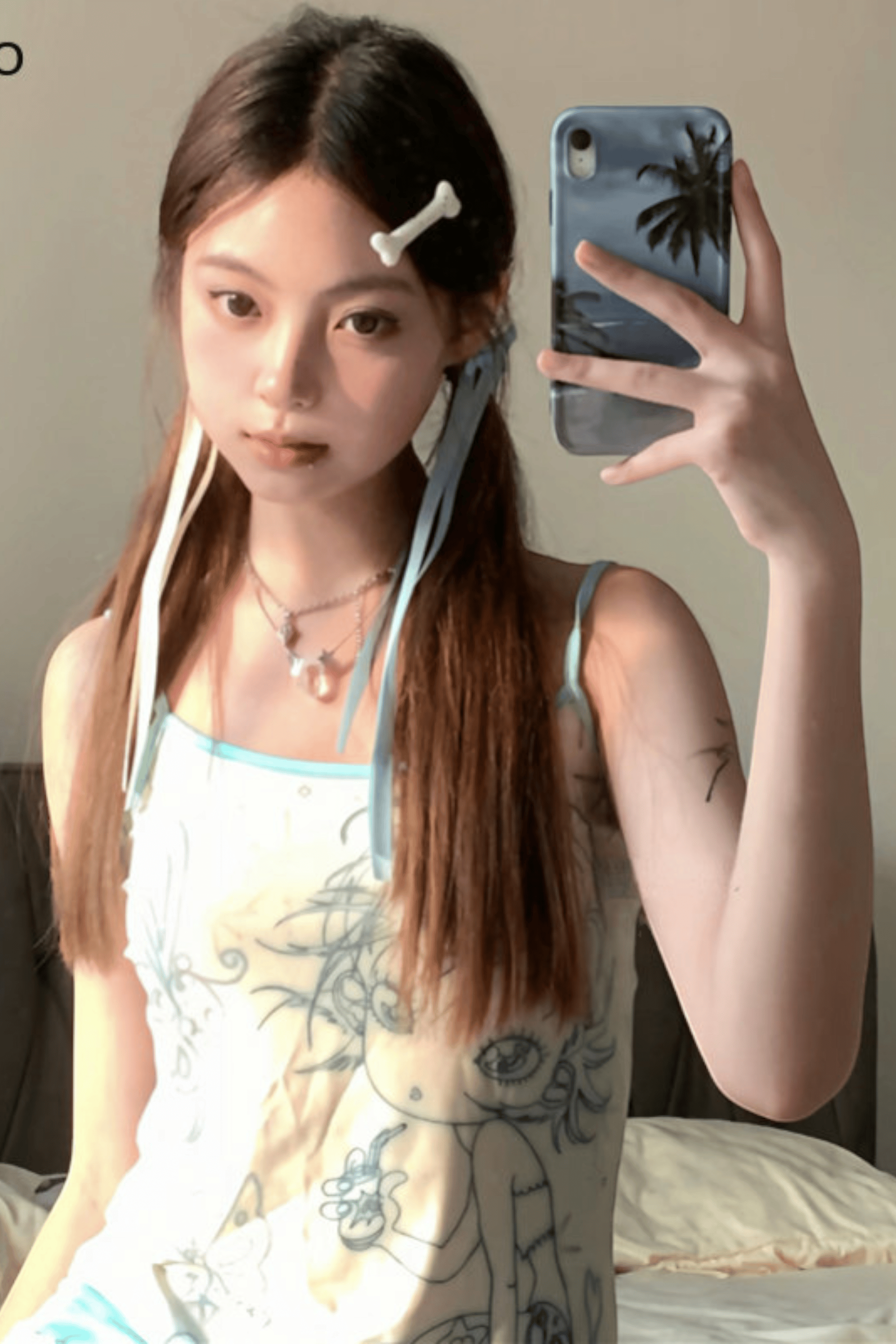 Cutie Star Girl Askılı Crop