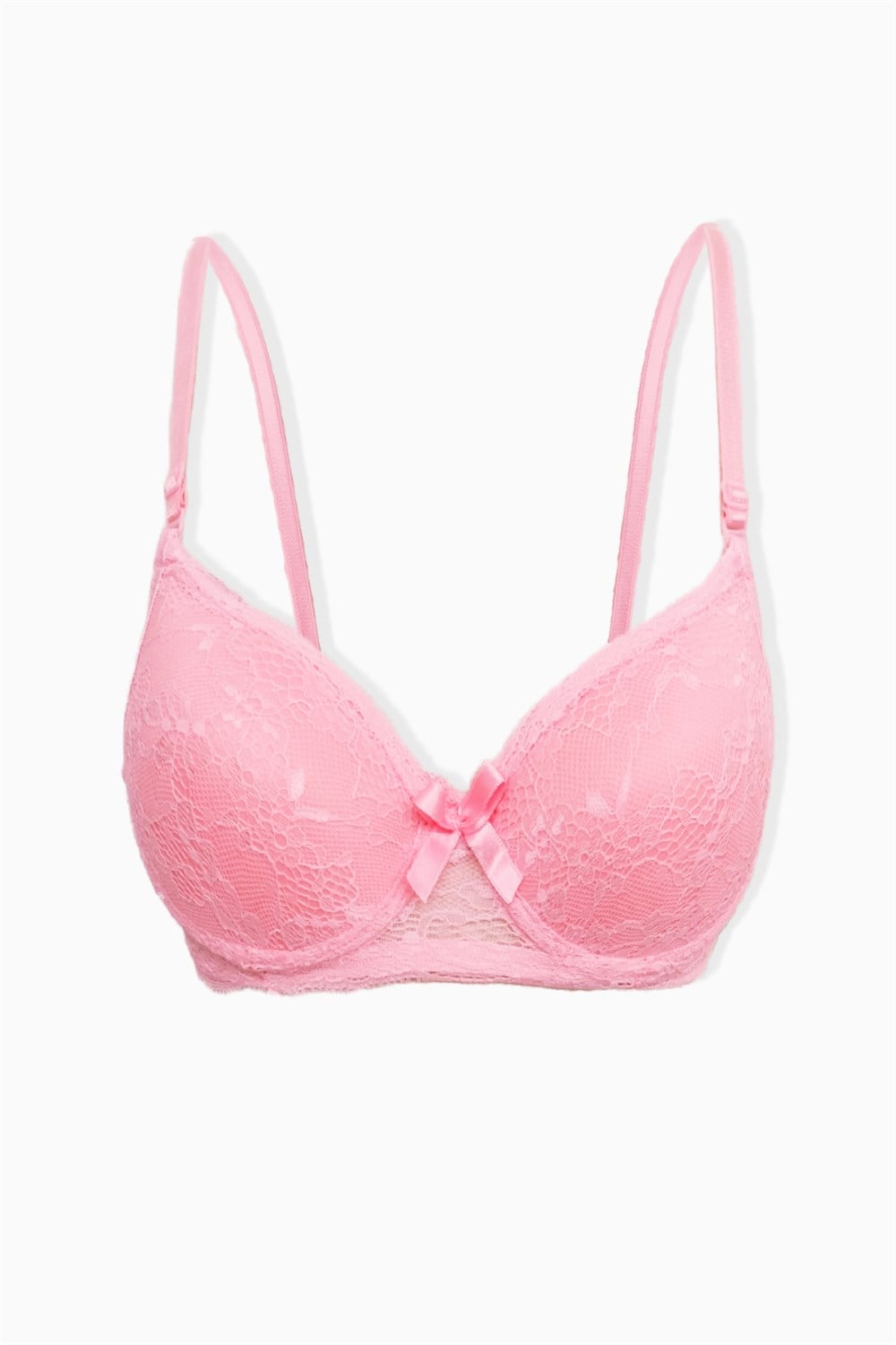Dantelli Pembe Sütyen