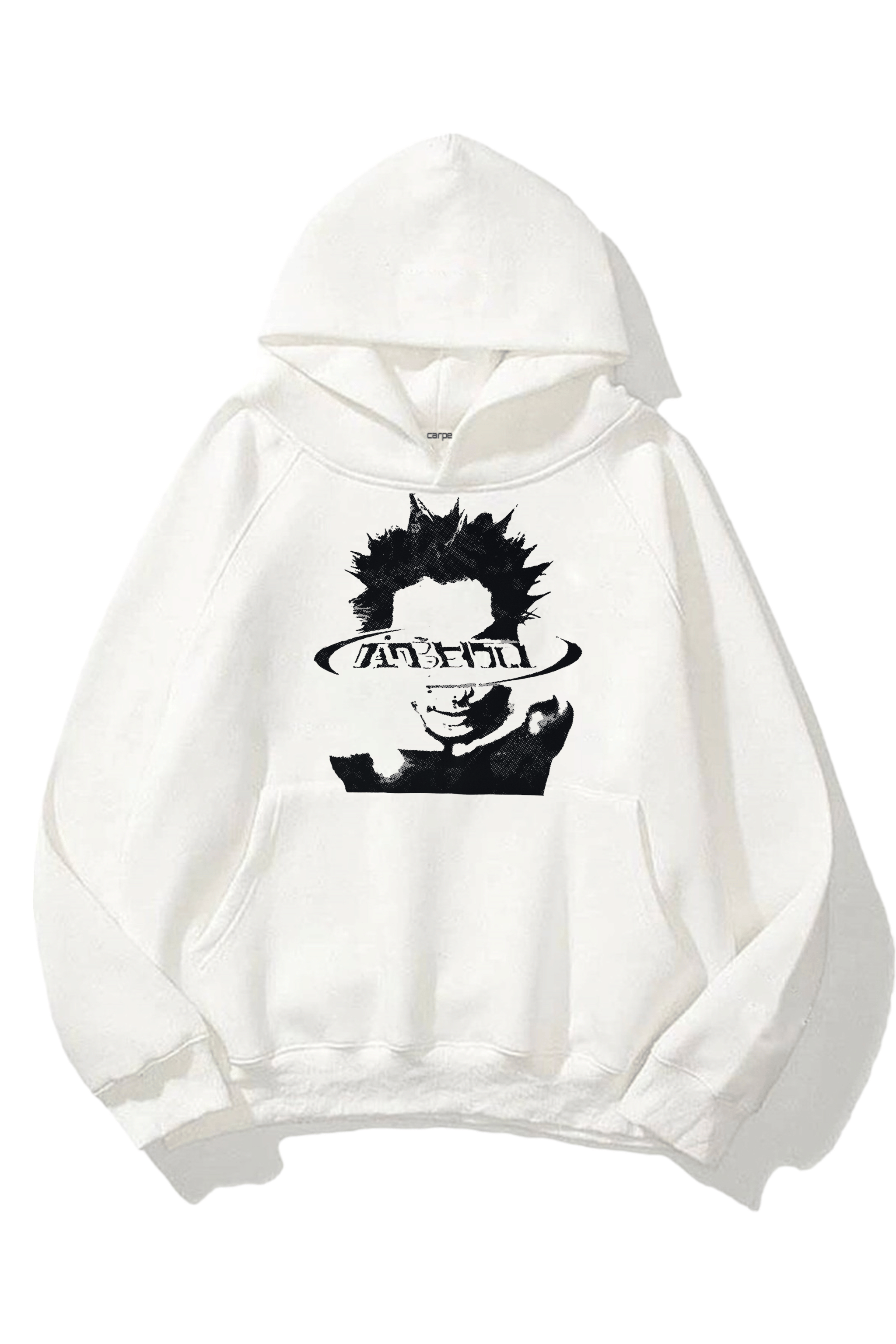 Dark Silüet 3 iplik Beyaz Oversize Sweatshirt