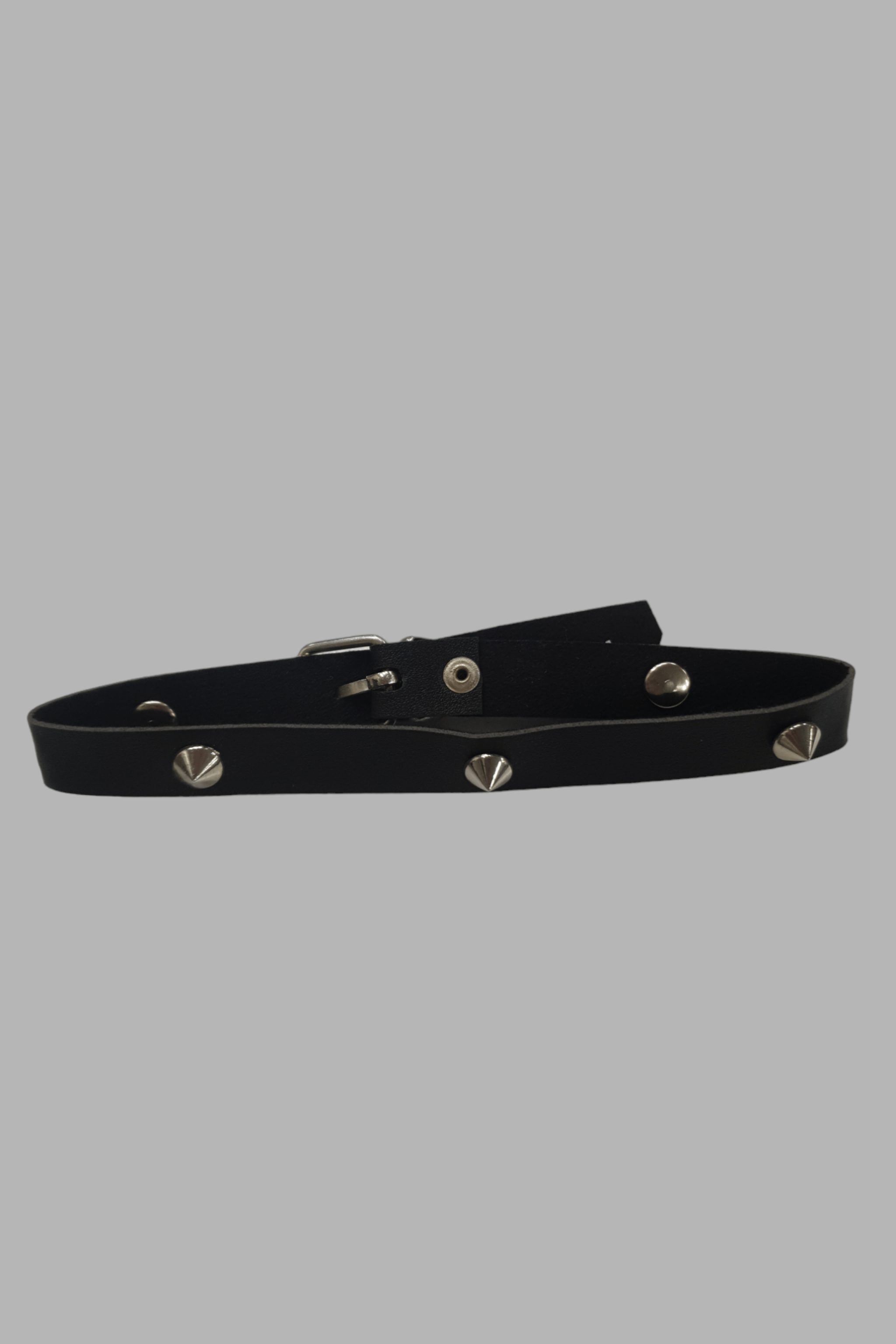 Deri Zımba Detay Choker