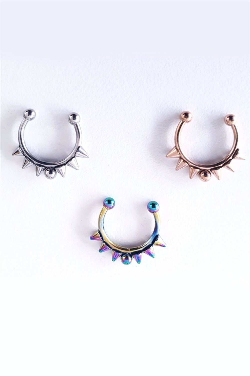Dikenli Burun Piercing Renkleri