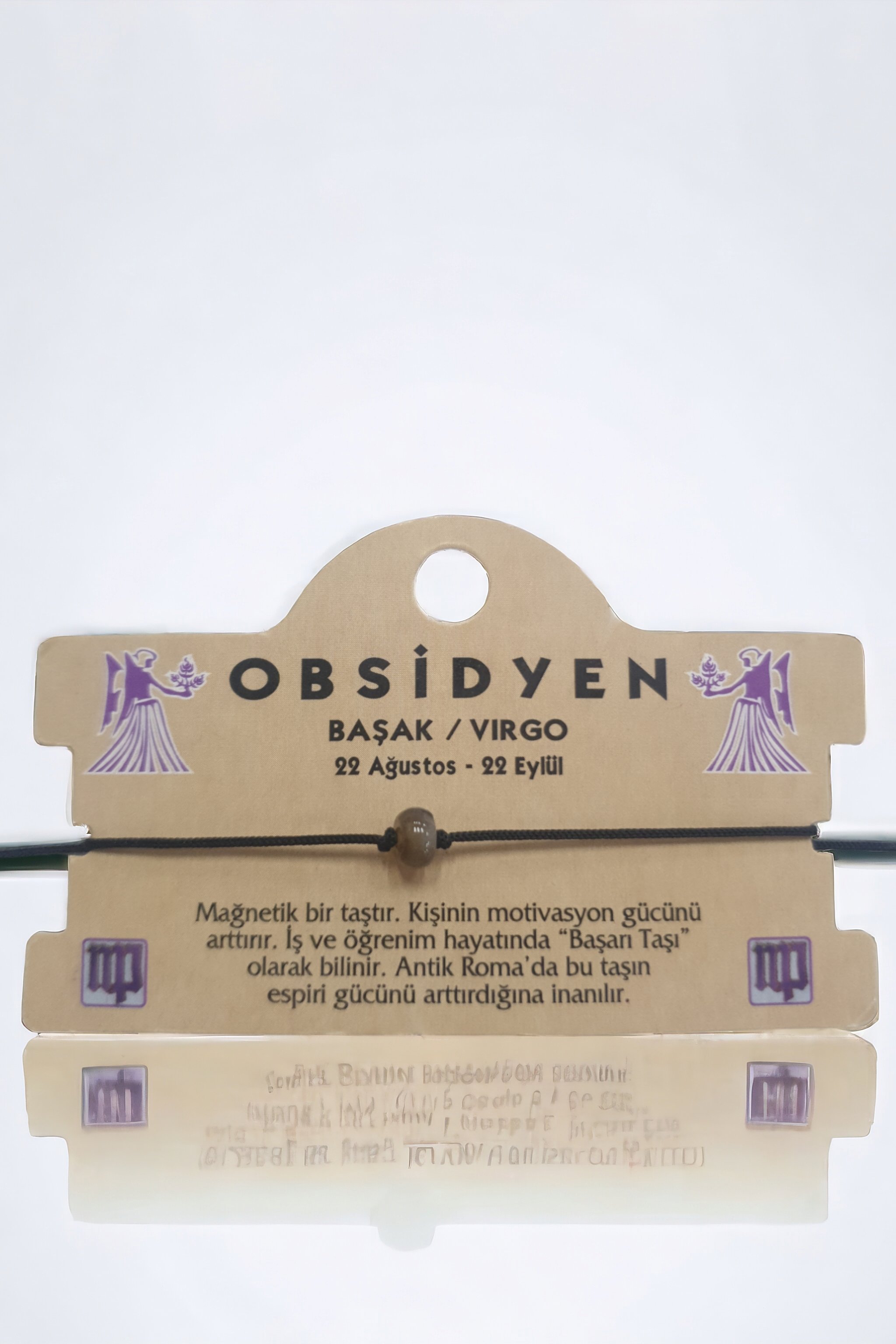 Doğal Taşlı Burç Bileklik Başak