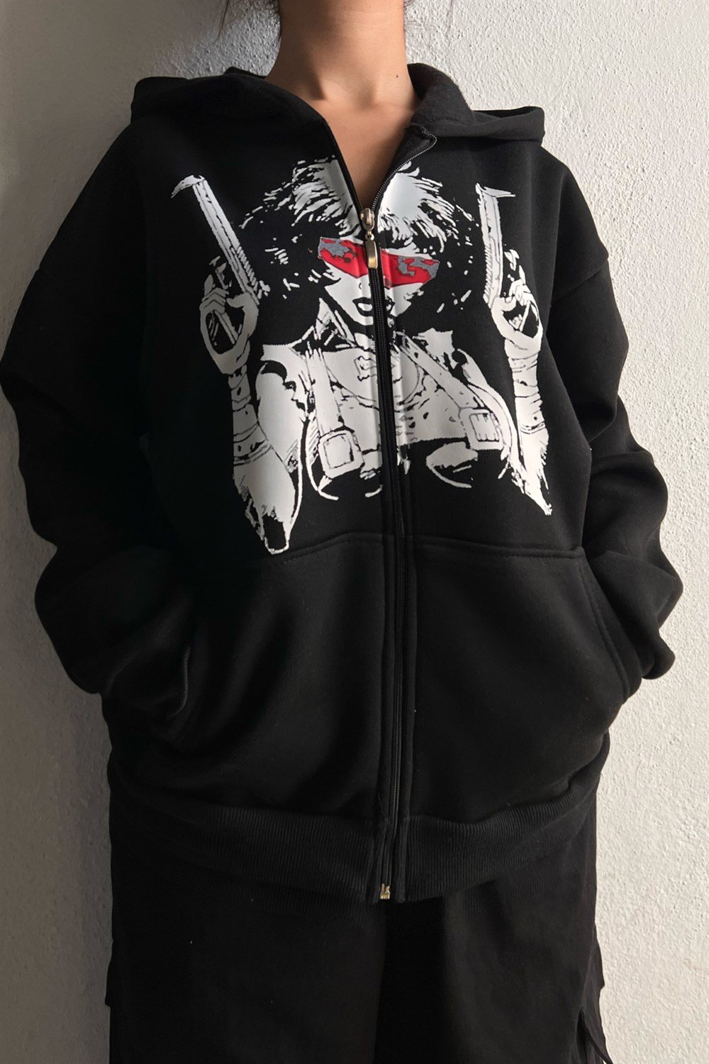 Domino 3 iplik Oversize Hırka