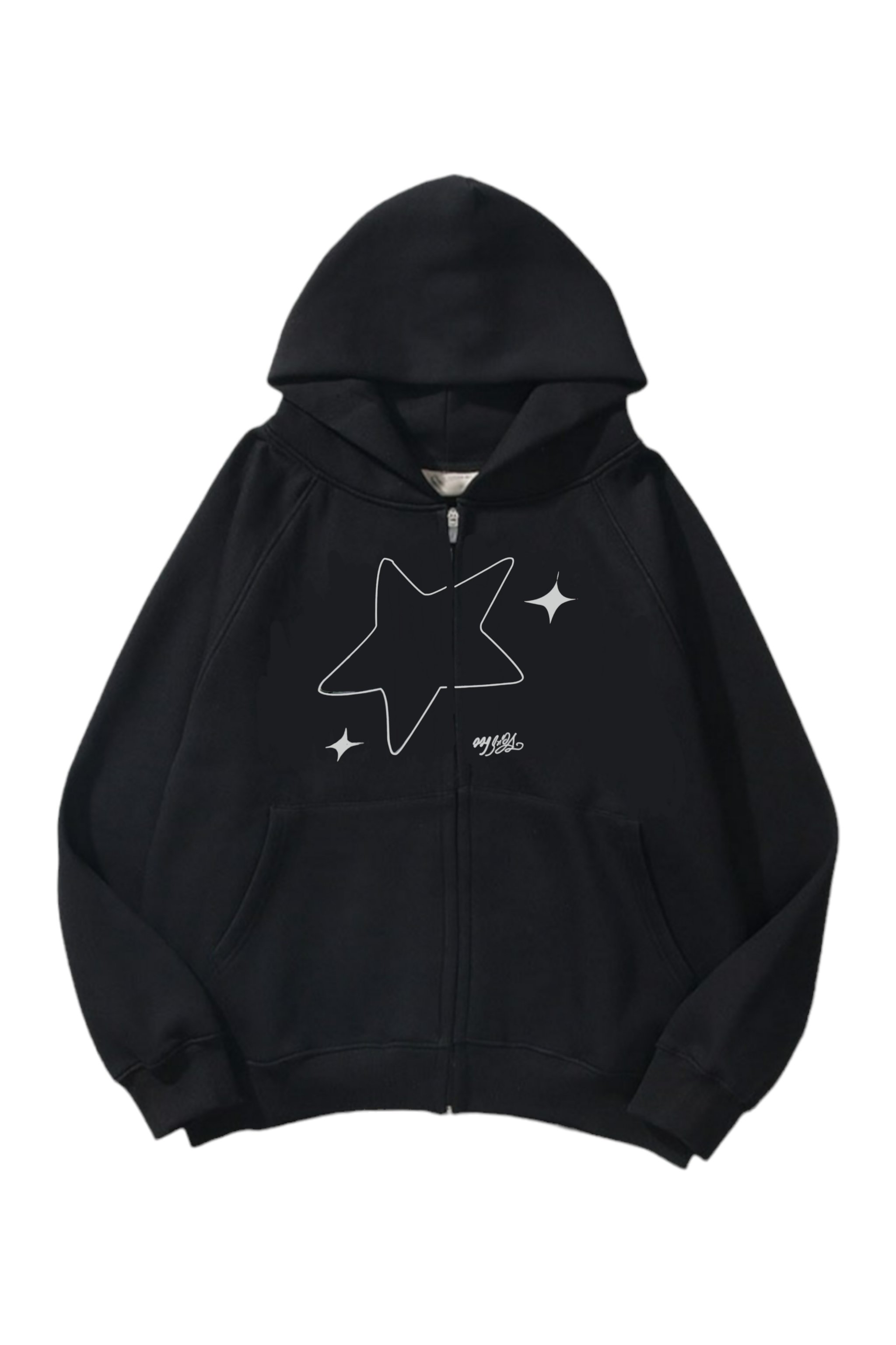 Drawing Star Oversize Hırka