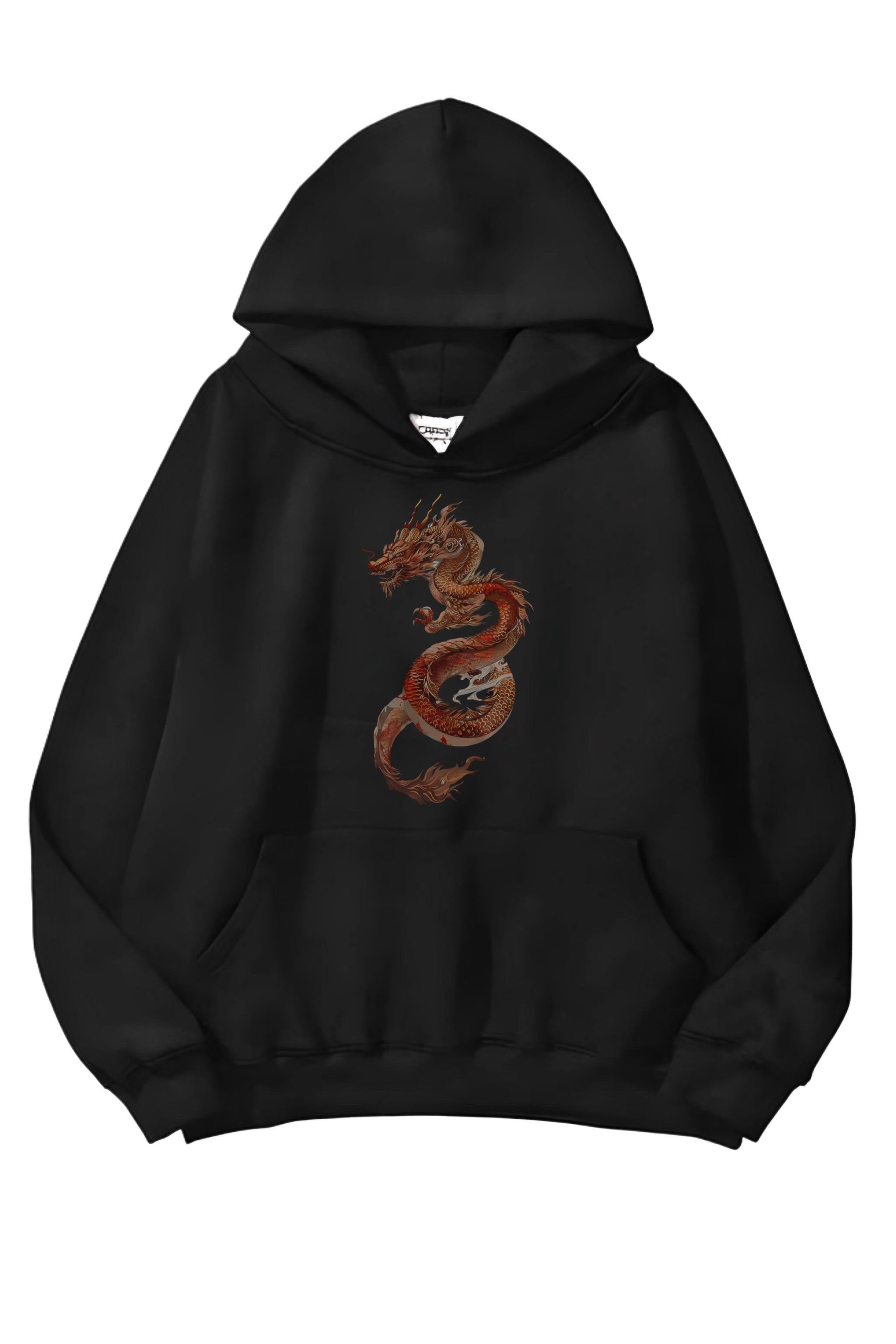 Flame Dragon 3 iplik Oversize Sweatshirt