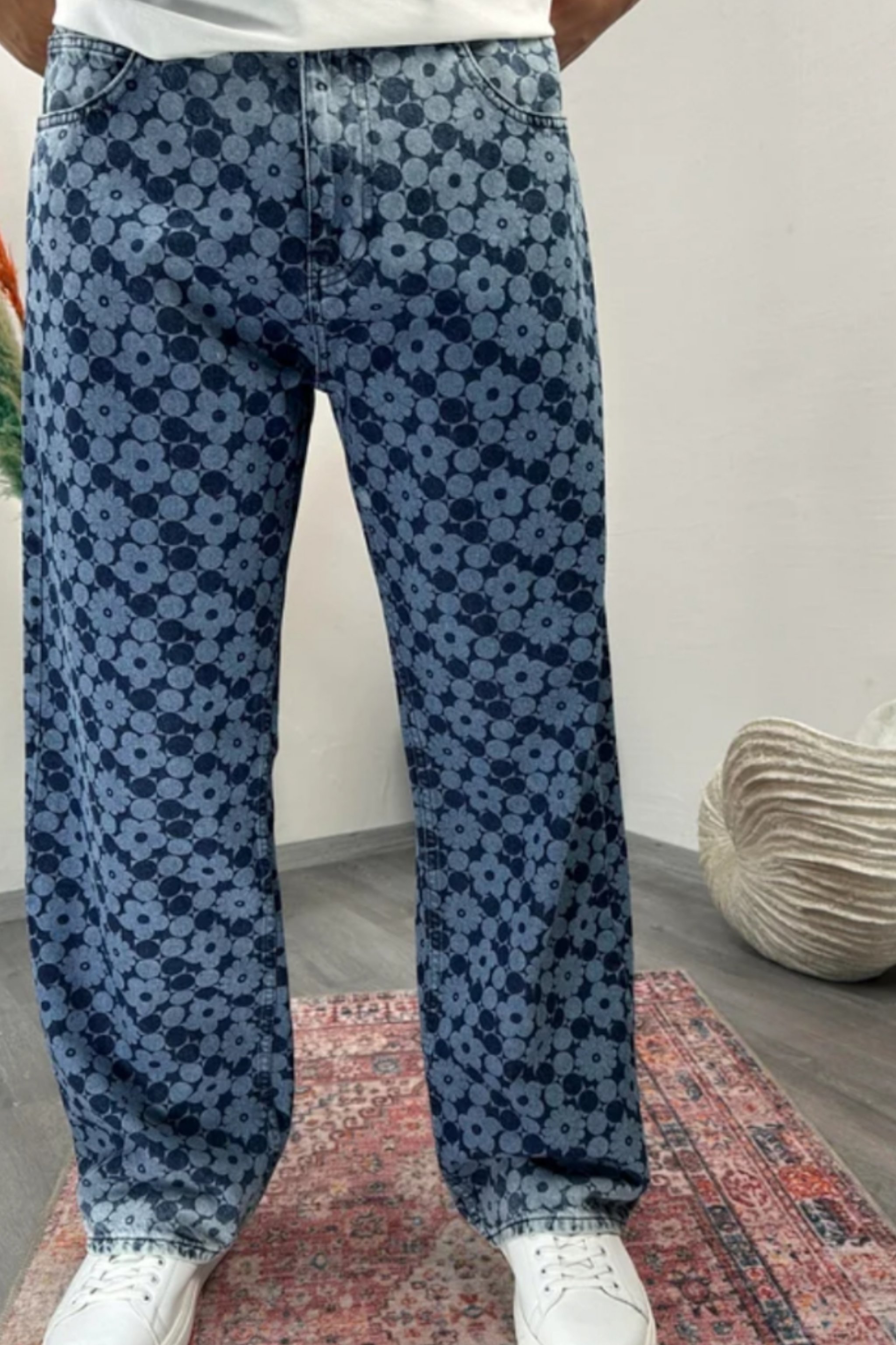 Flower Design  Bol Pantolon