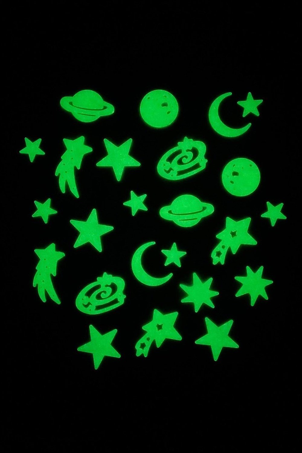 Gece Parlayan Duvar Süsü-Galaxy Stars
