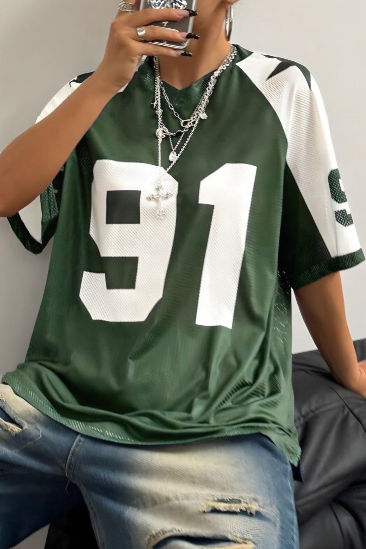 Green  91 Oversize T-shirt