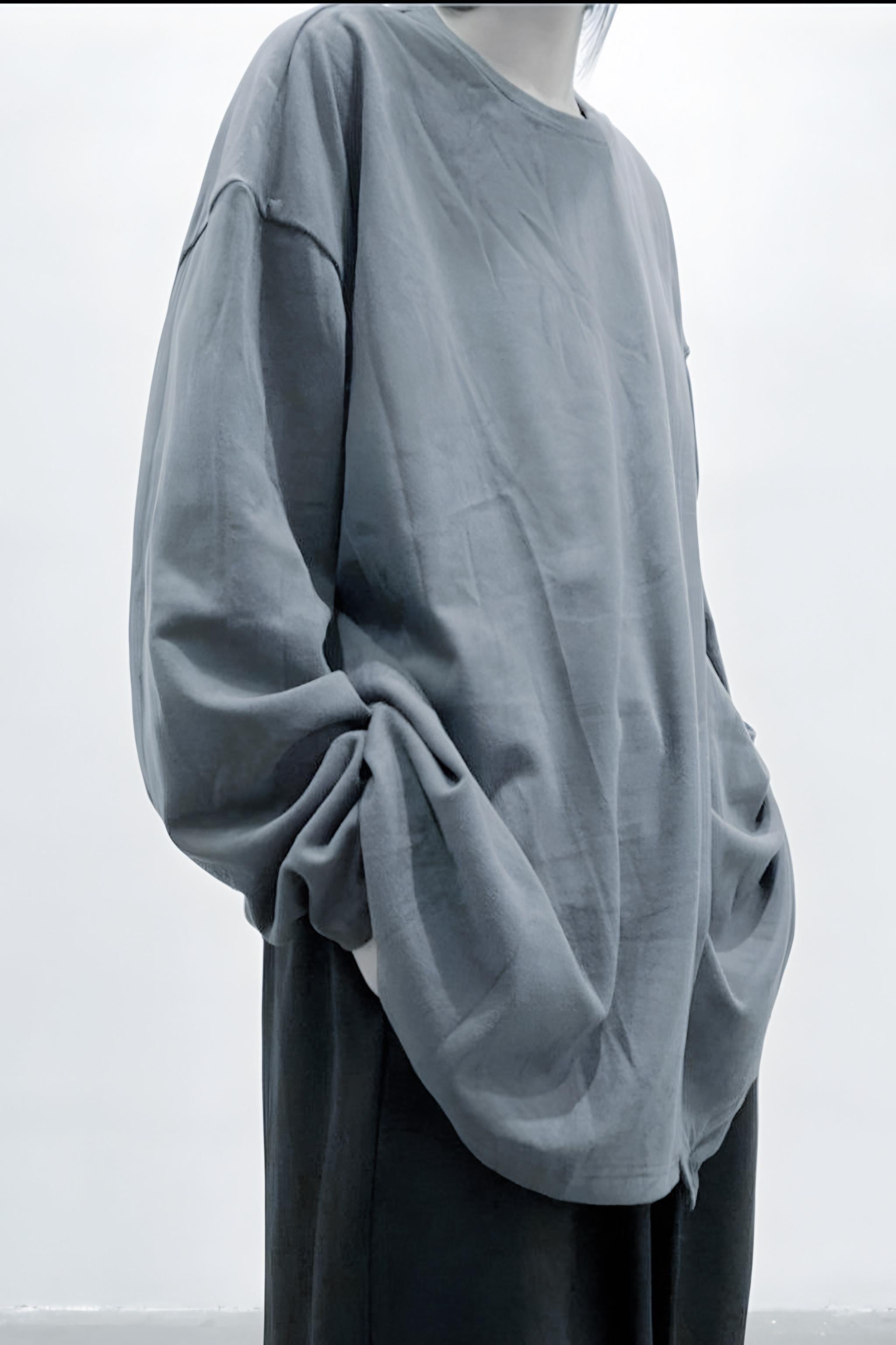 Grey Oversize Sweatshirt