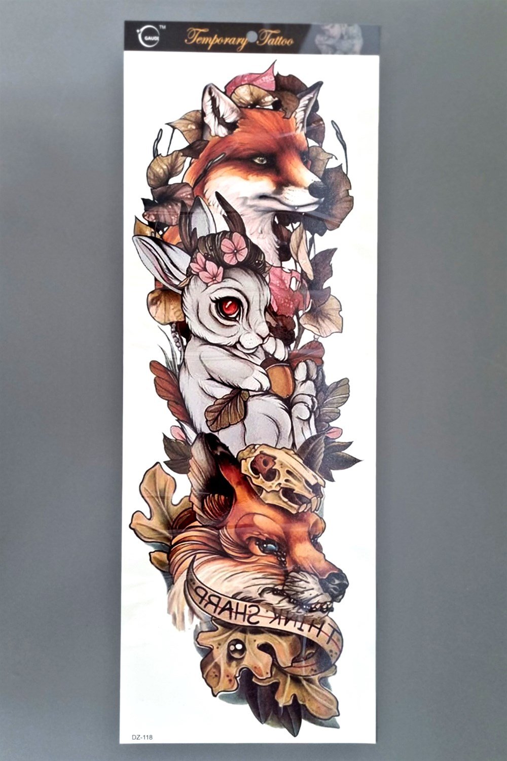 Hayvan Figürlü Bacak-Kol Tattoo