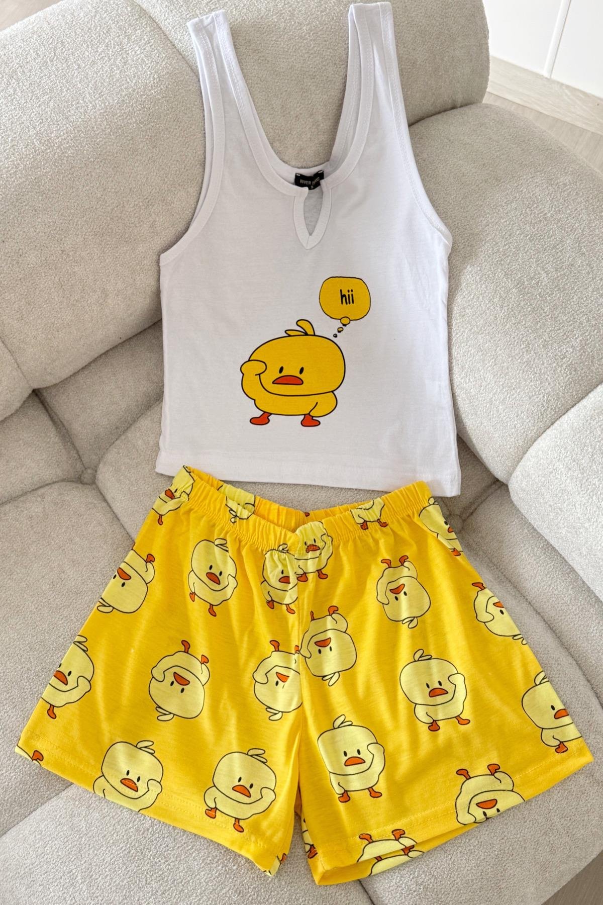 Hii Civciv Şortlu Takım