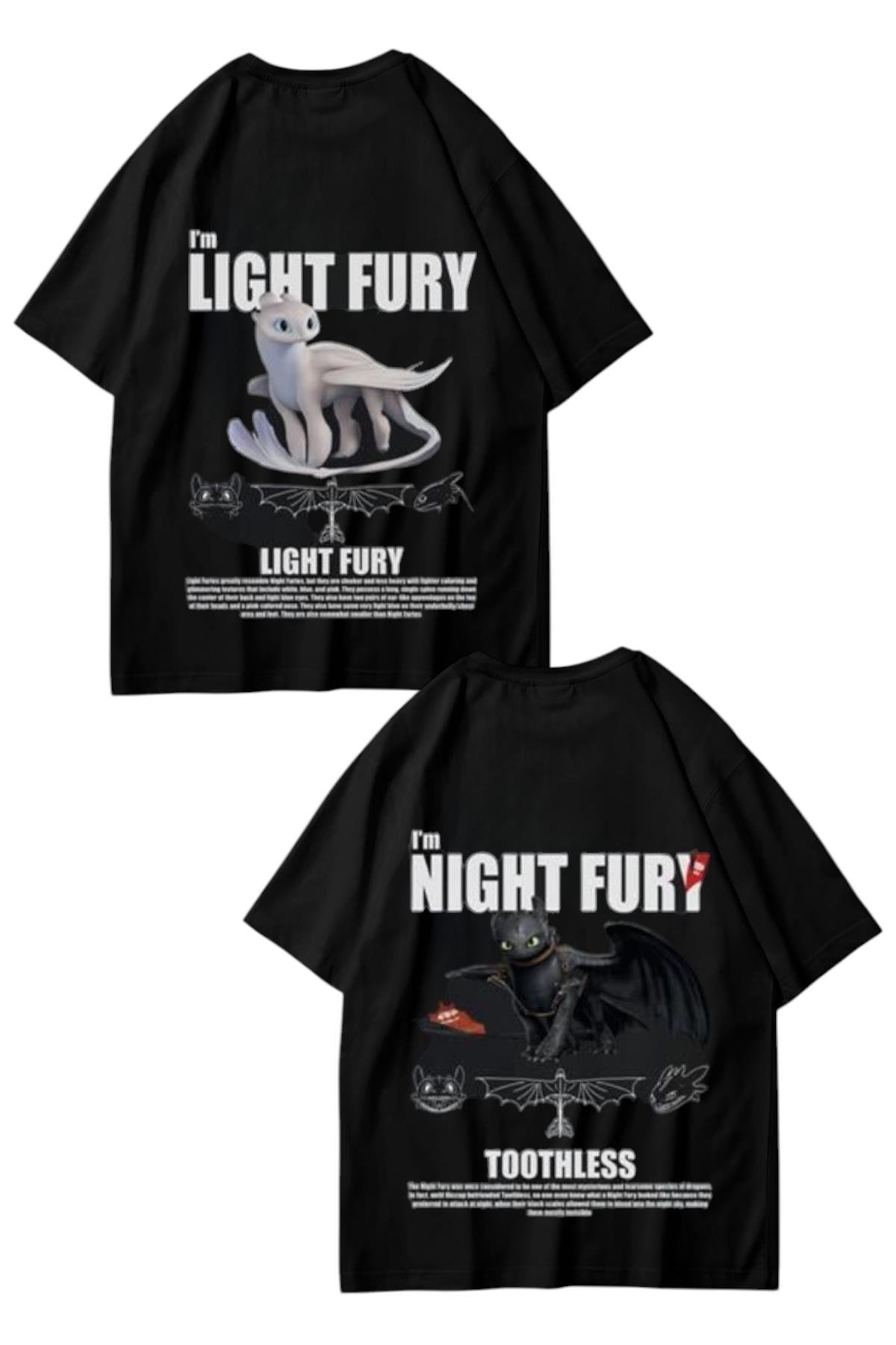 I-m Light Fury Oversize T-shirt