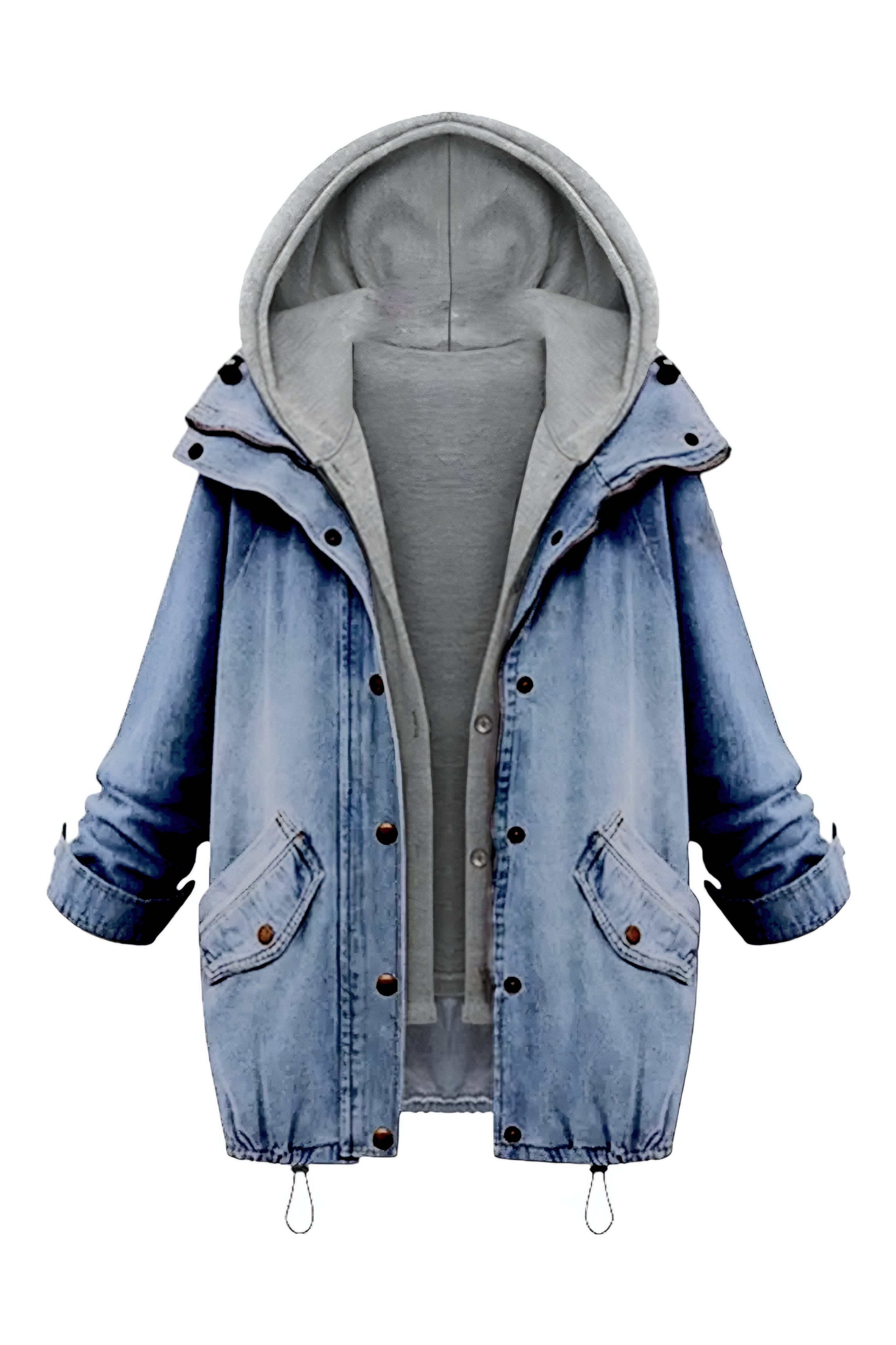 İçi Polar Denim Ceket