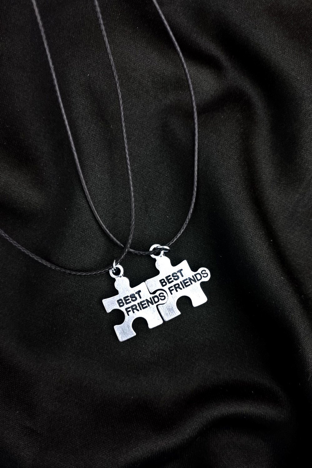 İpli Puzzle Best Kolye