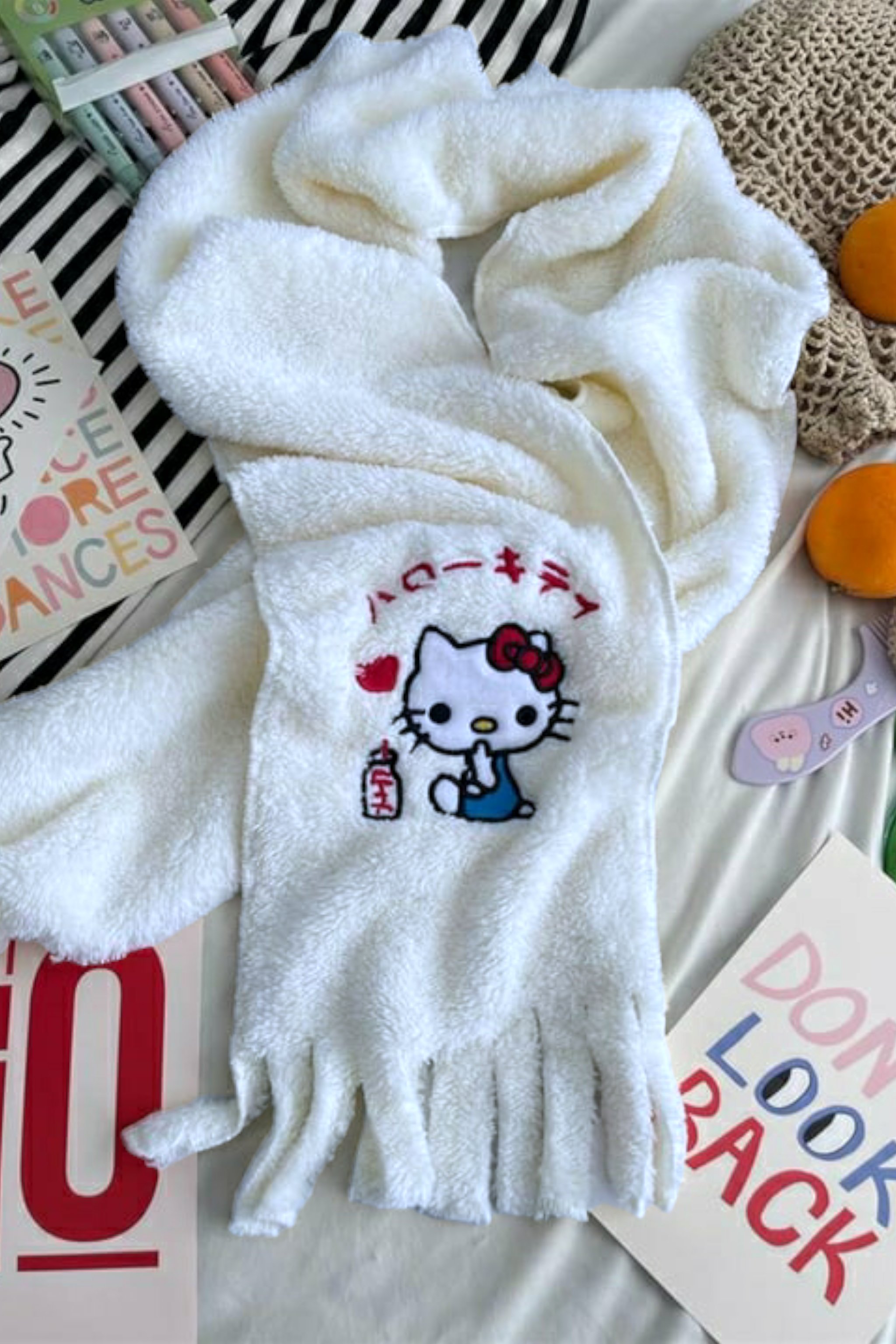 Kitty Peluş Atkı