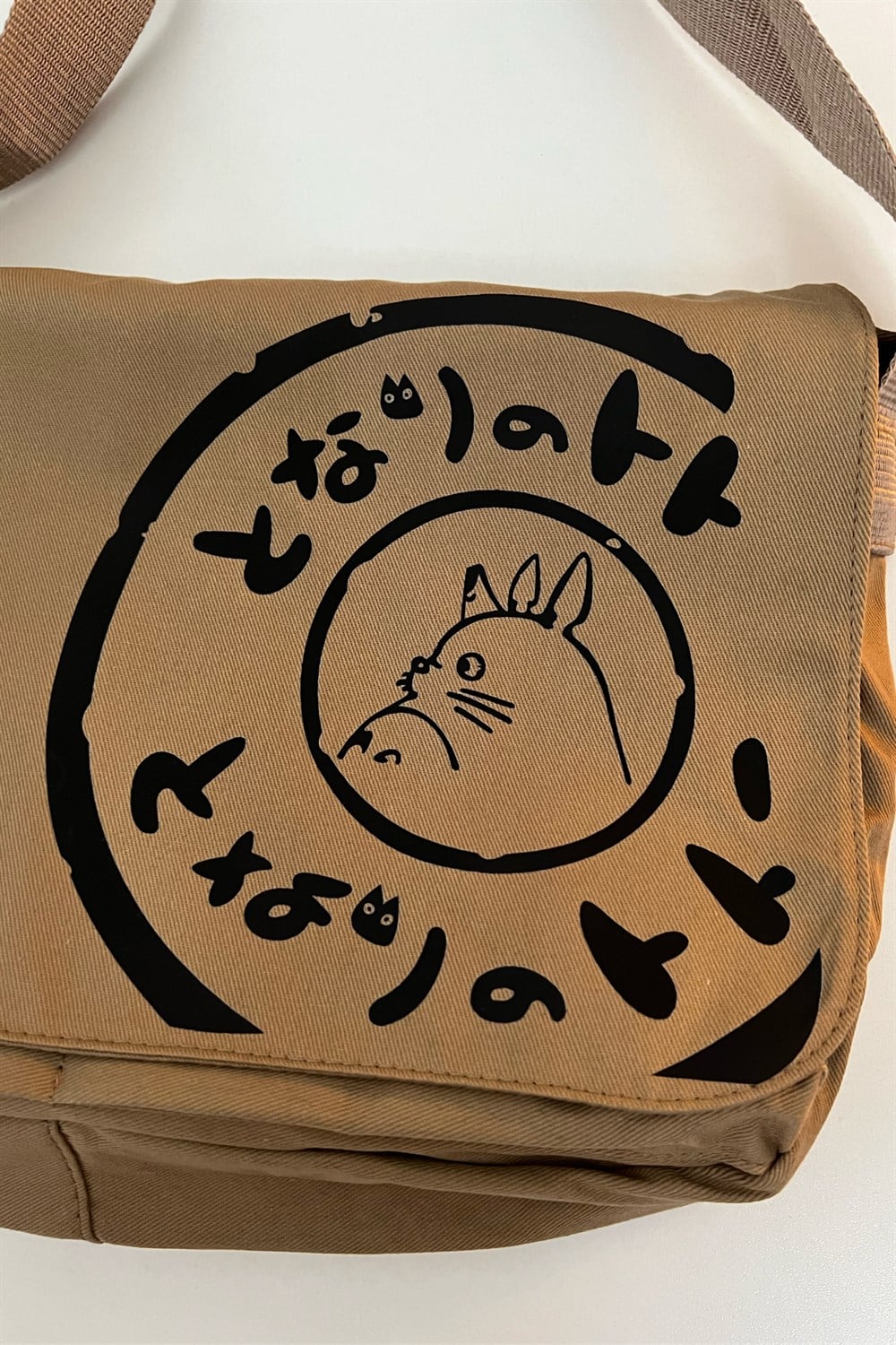Krem Totoro Postacı Çantası