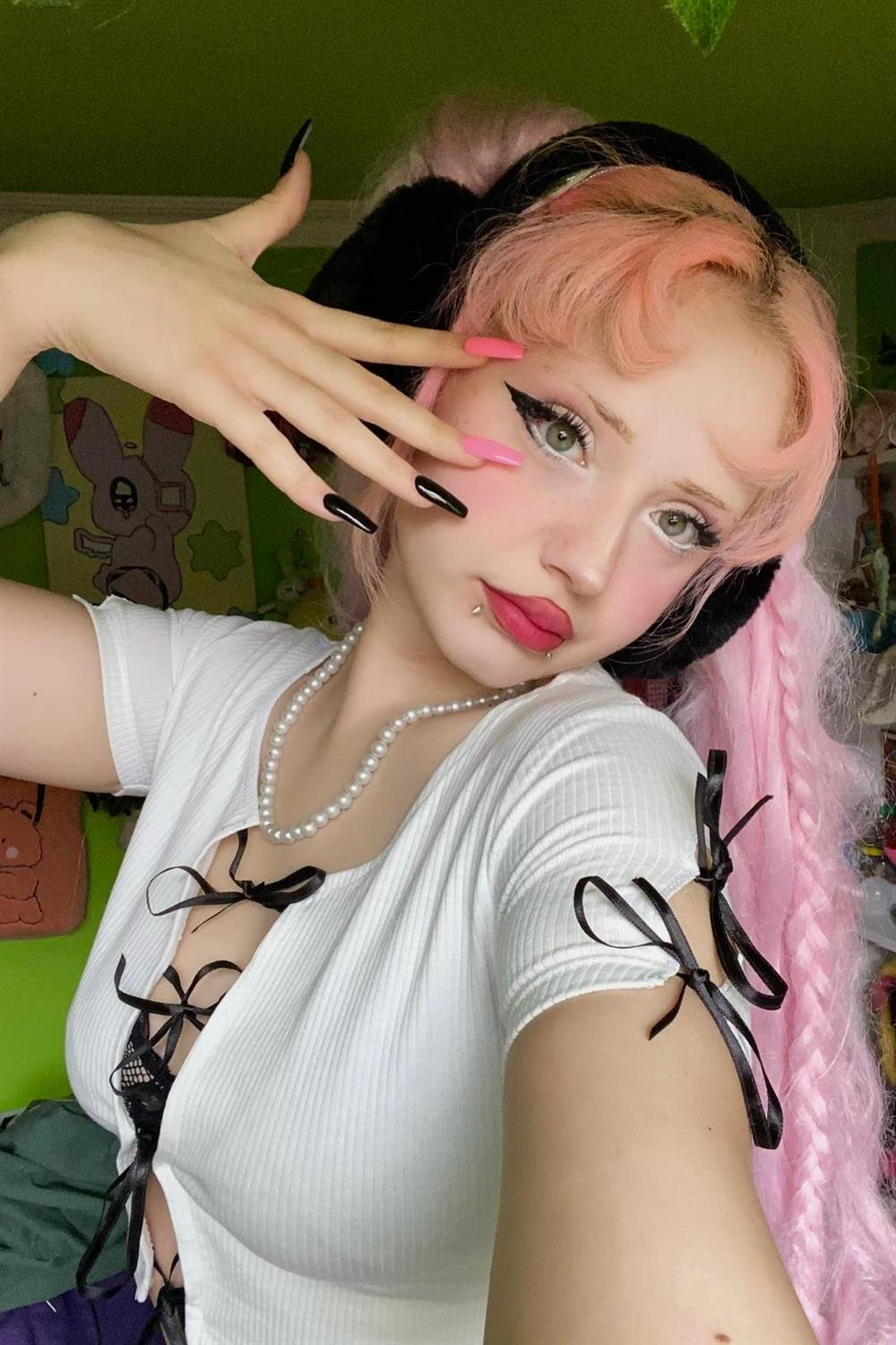 Kurdele Bağlamalı Bluz