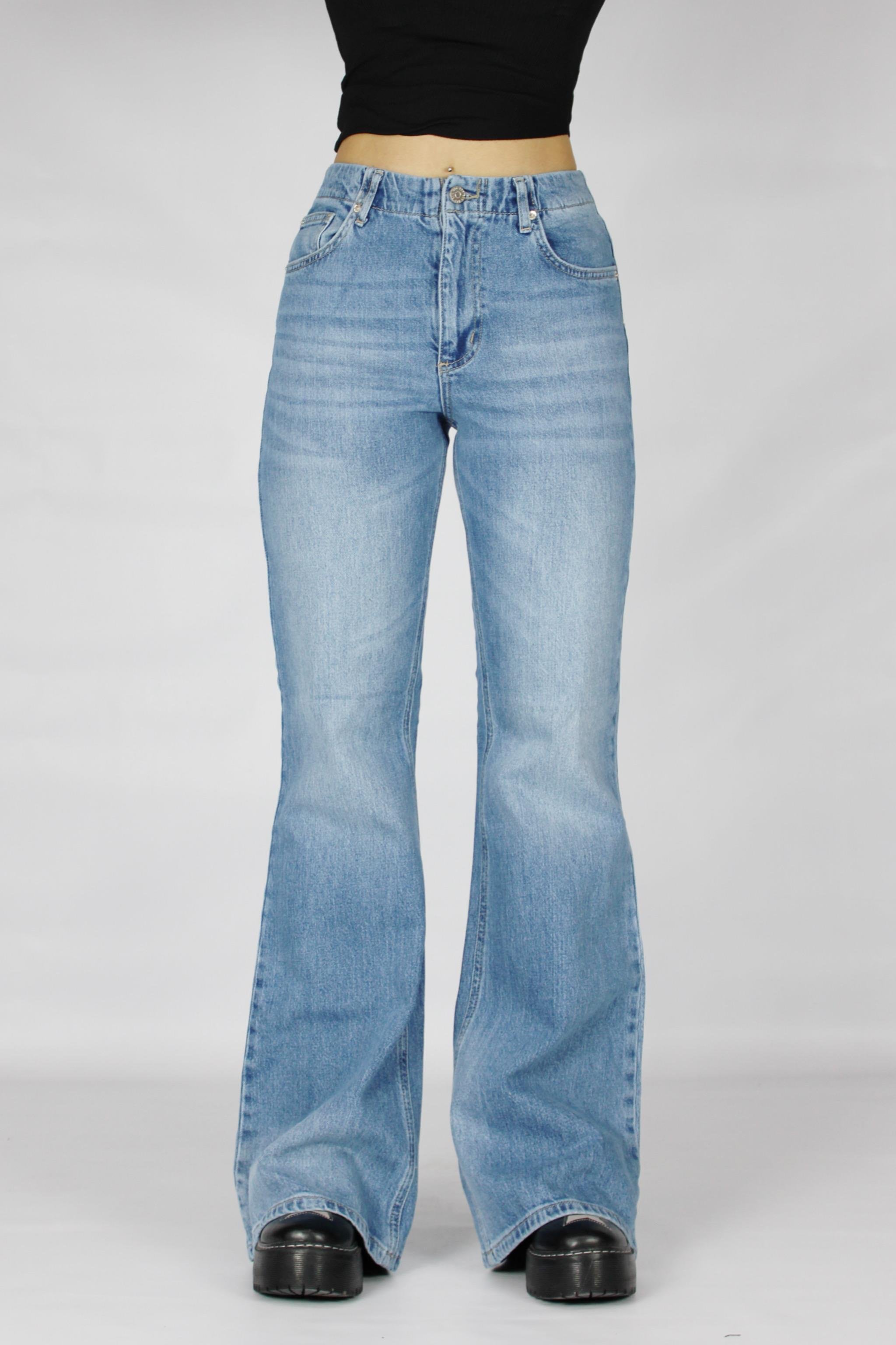 Lace Detailed Flare Pantolon