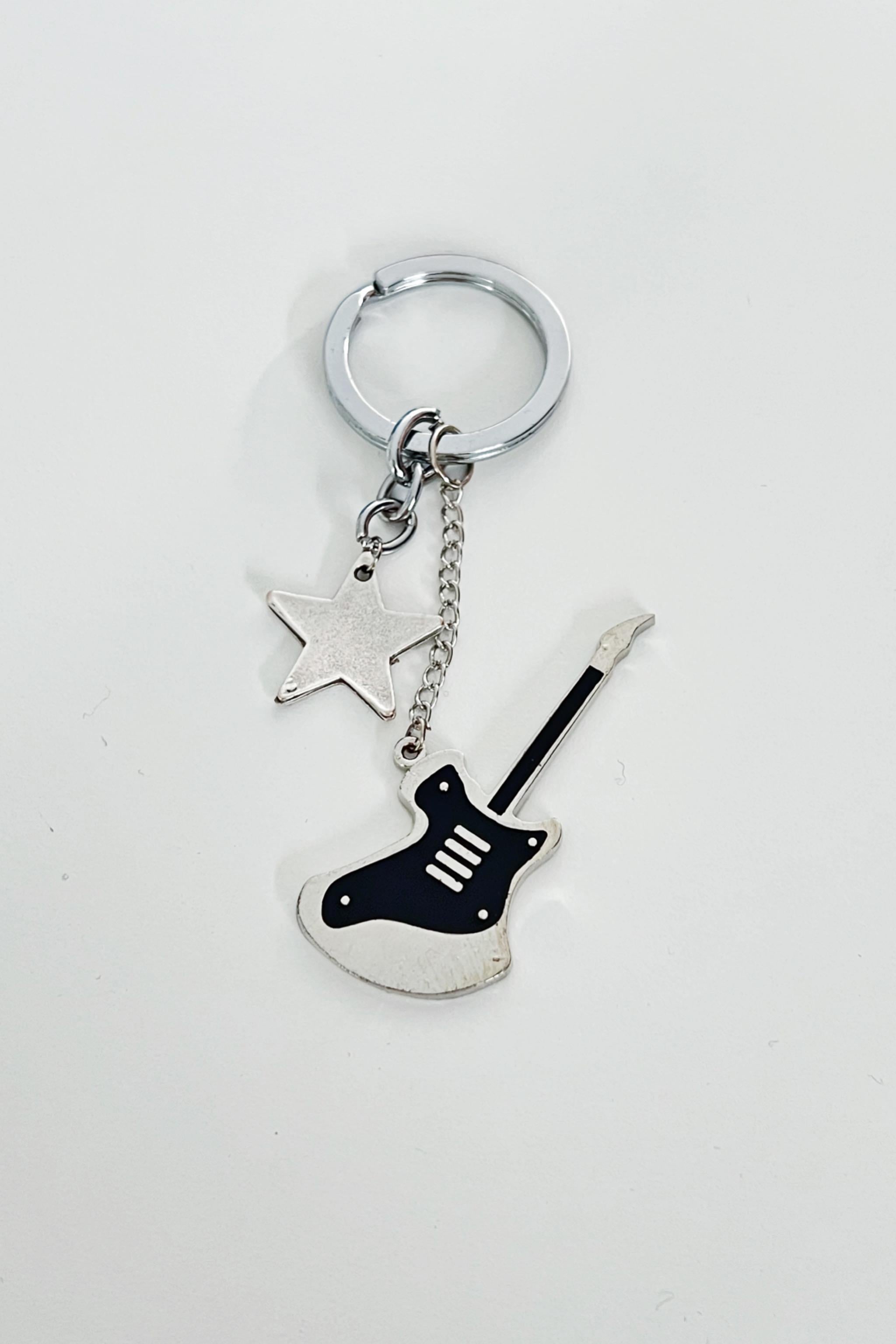 Metal Guitar Anahtarlık
